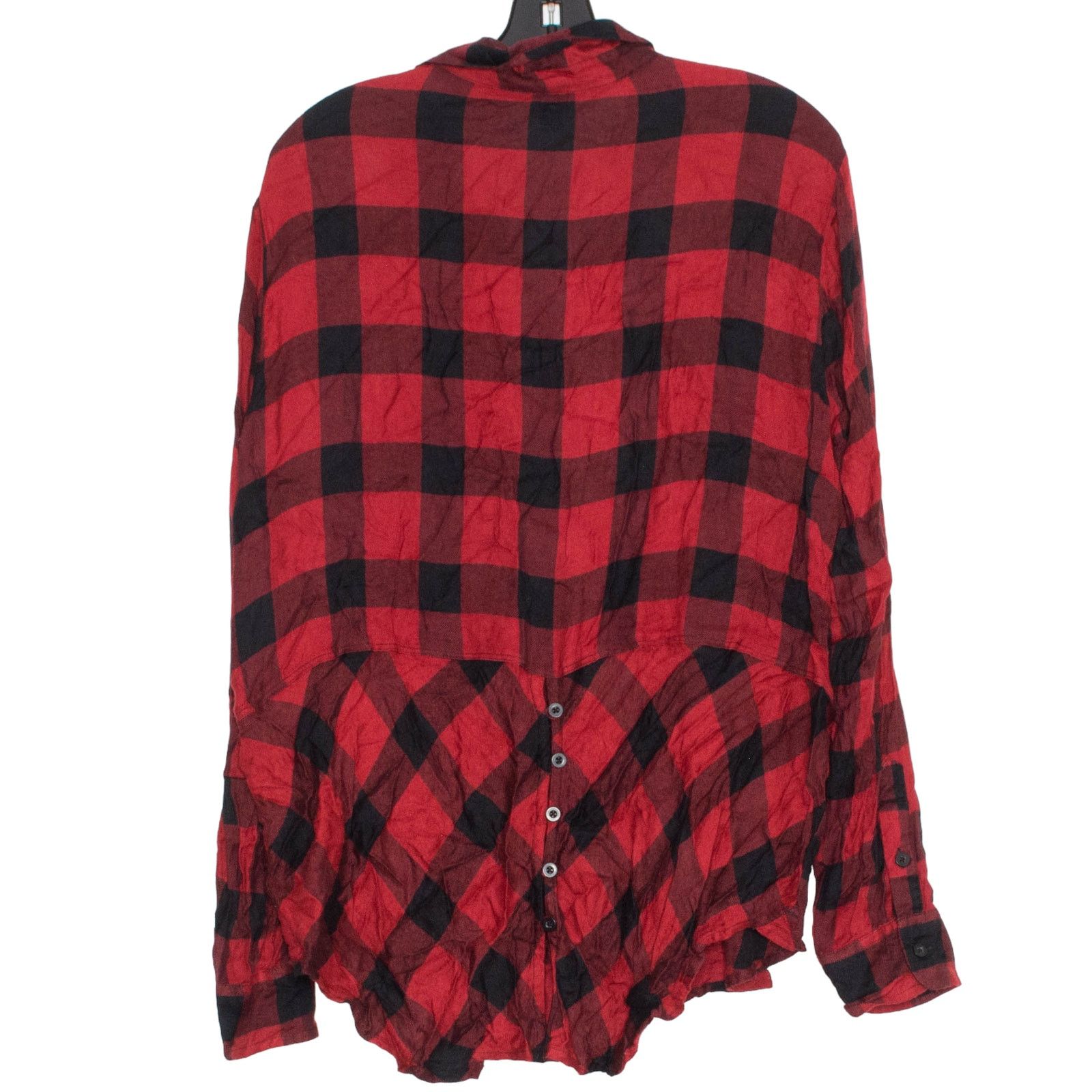 Lucky Brand Lucky Brand Top Grunge Cottage Button Buffalo Plaid Red XL Size XL / US 12-14 / IT 48-50 - 2 Thumbnail