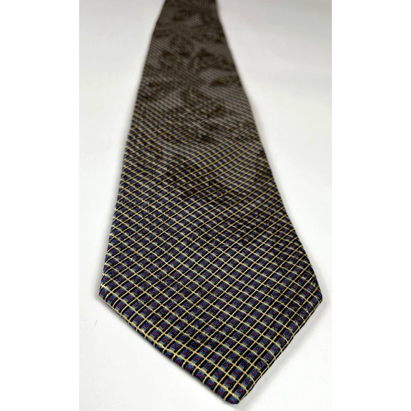 Stefano Ricci Stefano Ricci Men’s Silk Tie Check Floral Holographic Made in Italy Size ONE SIZE - 6 Thumbnail