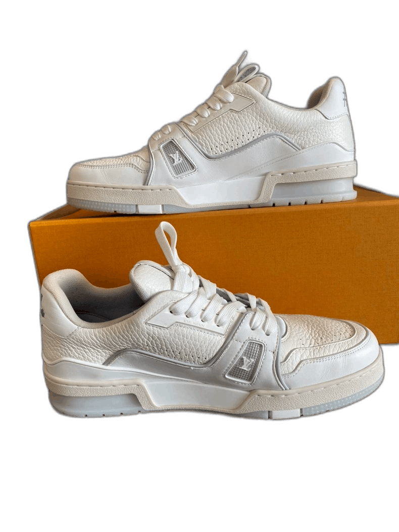 Louis Vuitton LOUIS VUITTON Trainer White Sports Sneakers-2506 Size US 7 / EU 40 - 1 Thumbnail