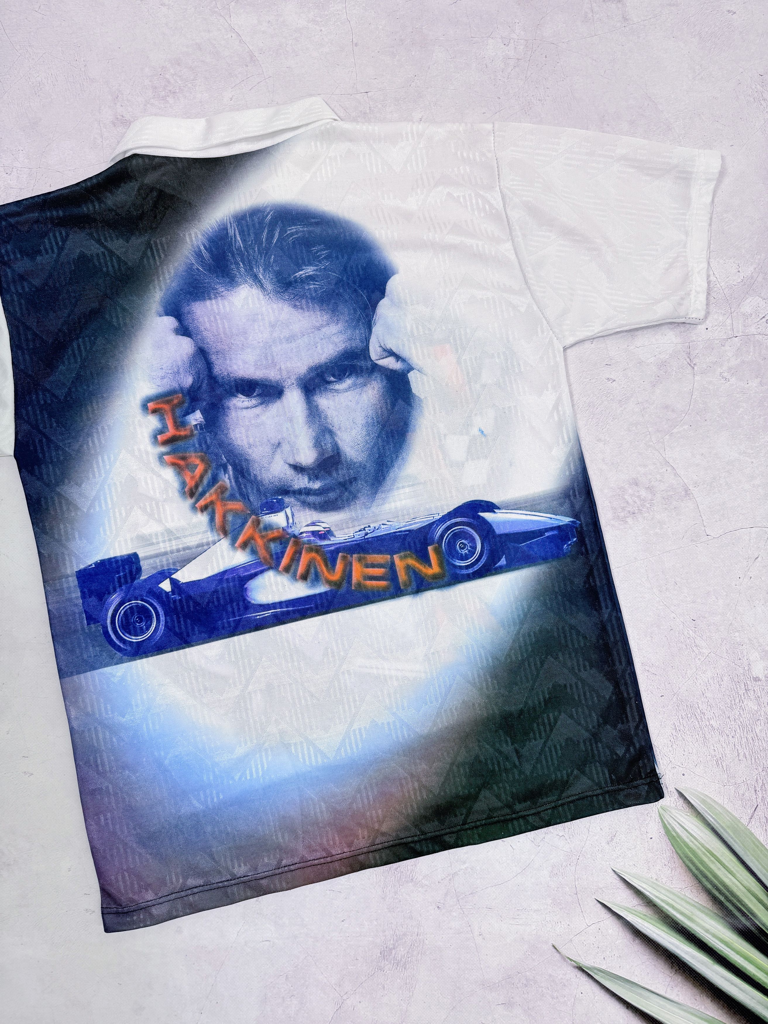 Formula 1 × Vintage Vintage Mika Kakkinen T-Shirt Formula1 Racing Size US M / EU 48-50 / 2 - 12 Thumbnail