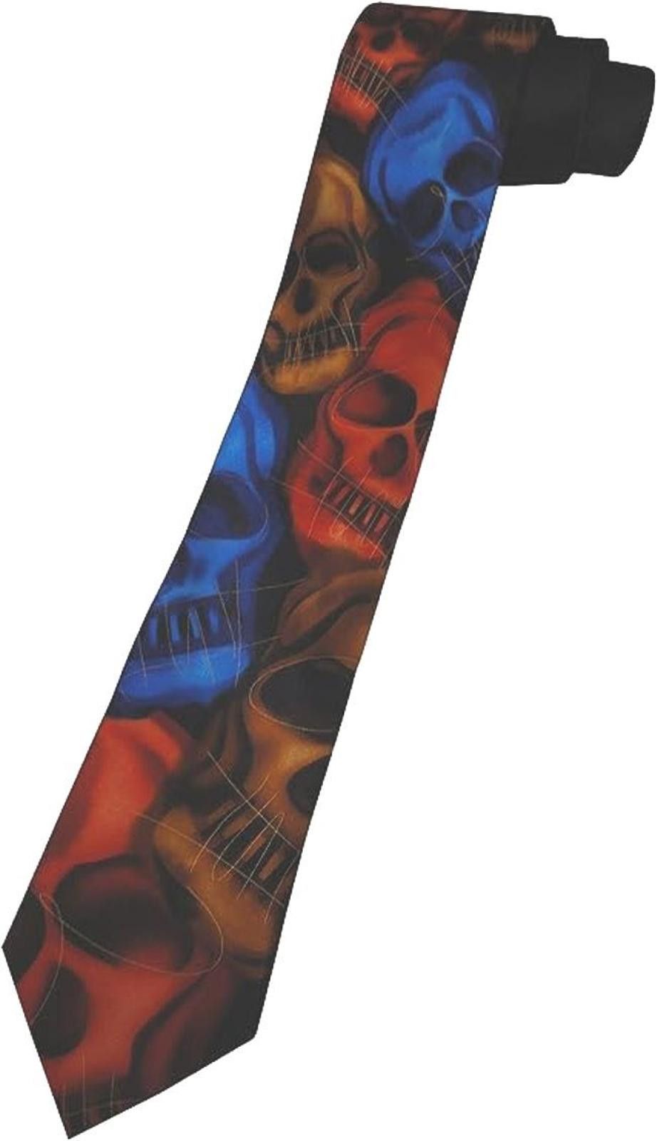 Designer Jerry Garcia 62 Plague Entity Skull Neck Tie Purple Size ONE SIZE - 10 Thumbnail