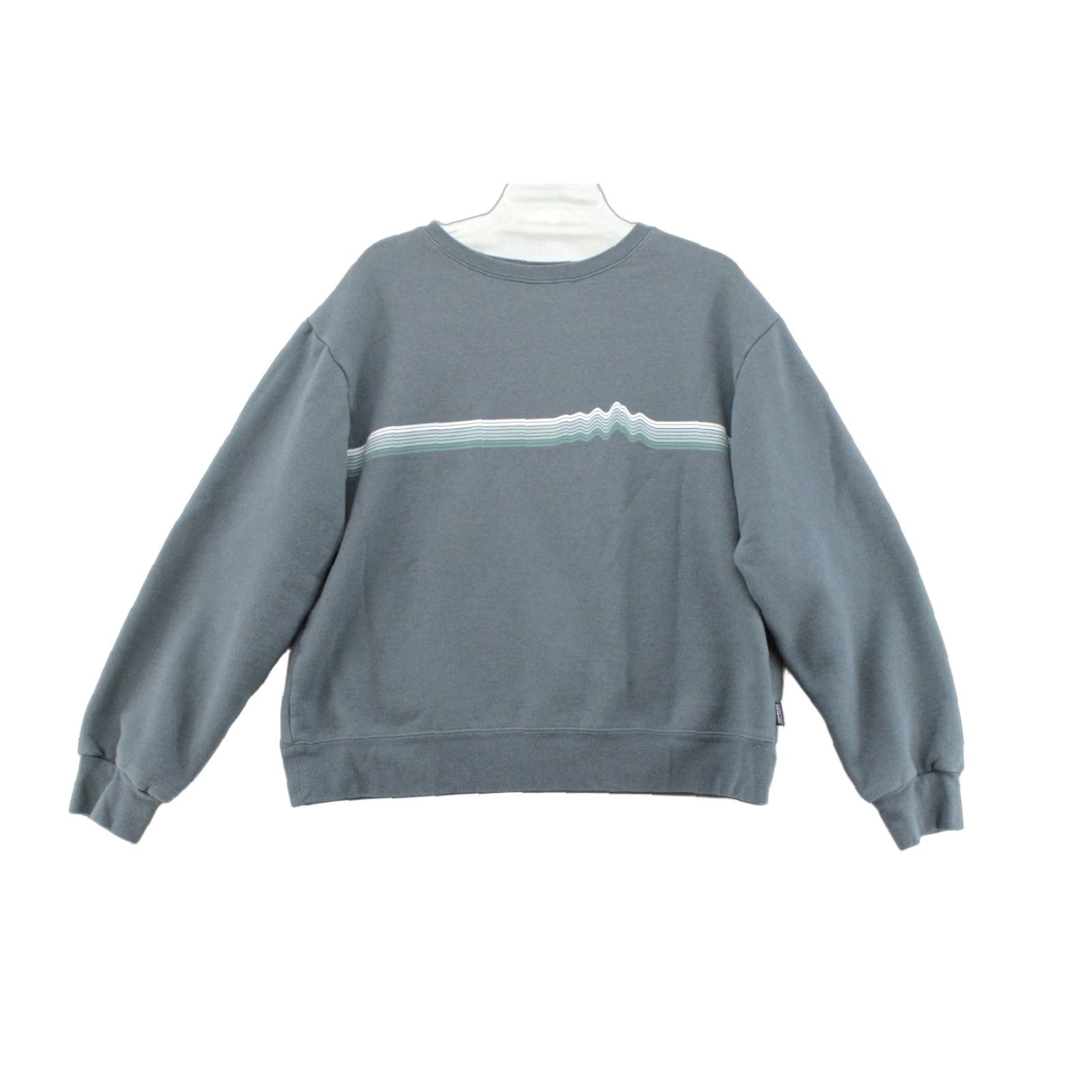 Patagonia Patagonia Sweatshirt Women's L Uprisal Crew Gray Graphic Logo Outdoor Hiking Warm Size L / US 10 / IT 46 - 1 Thumbnail