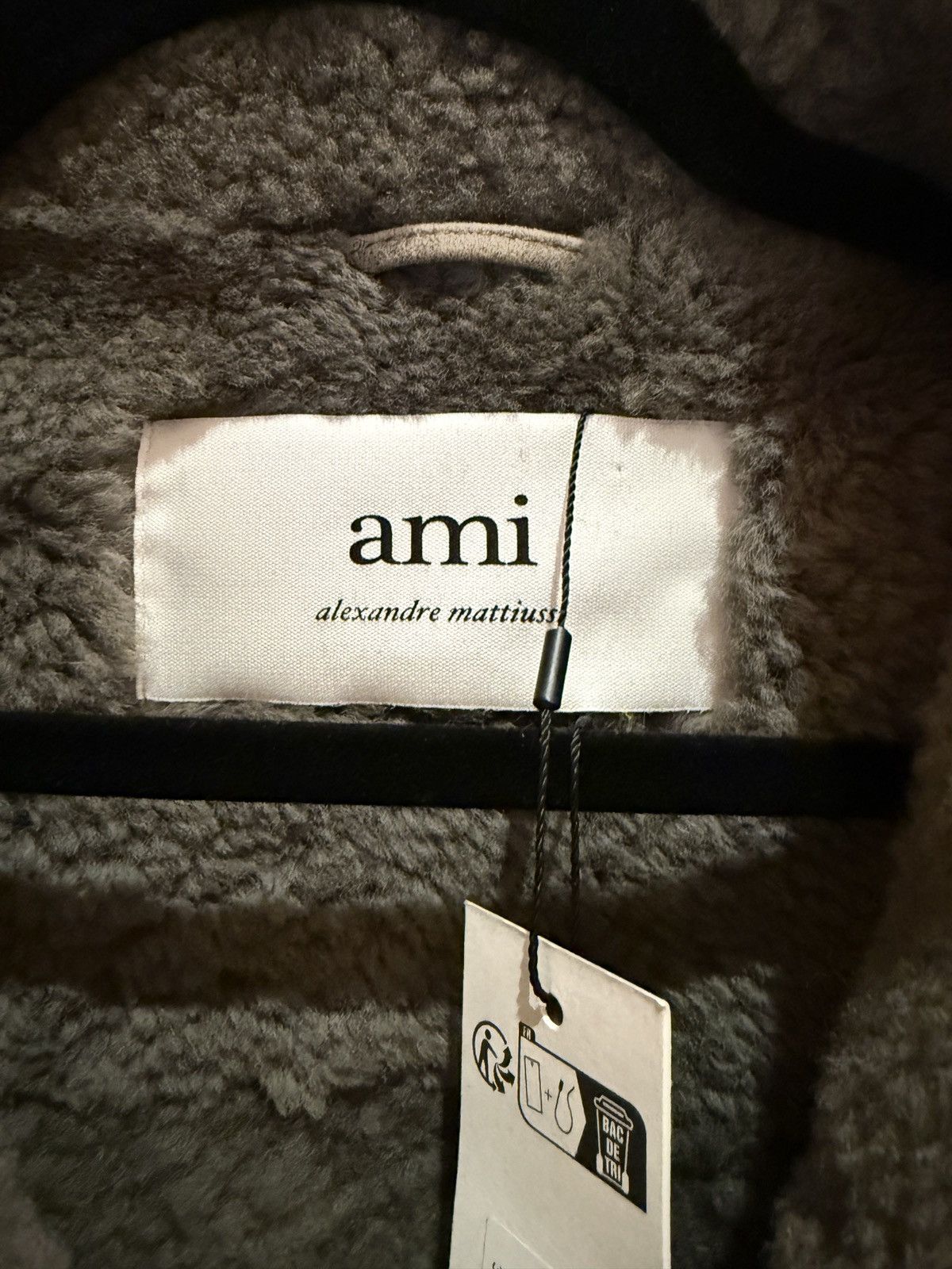 AMI Ami - Zip Up Shearling Bomber Size US XL / EU 56 / 4 - 4 Thumbnail