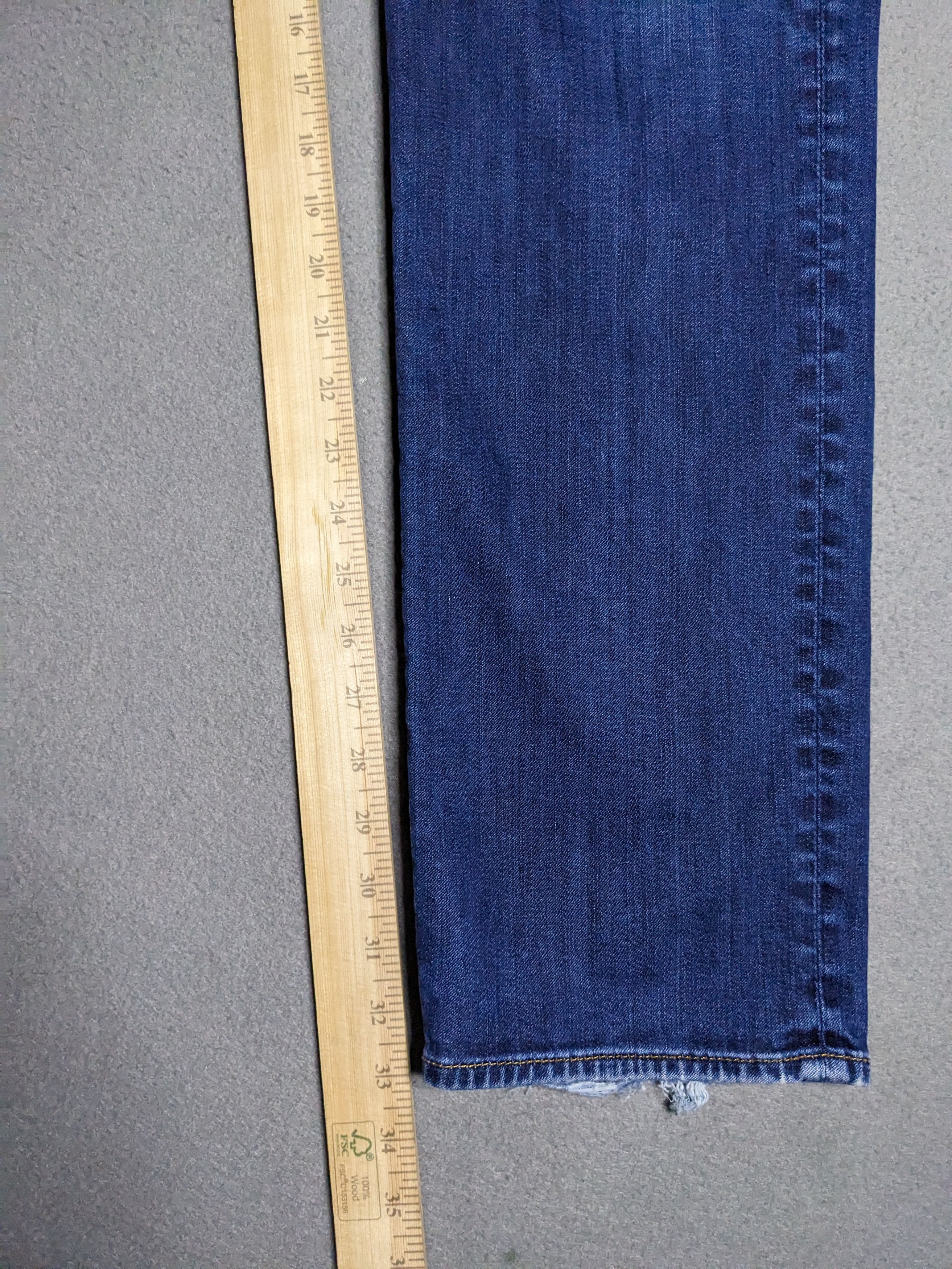 7 For All Mankind 7 For All Mankind Straight Luxe Performance Jeans 35x33 Size US 35 - 18 Thumbnail