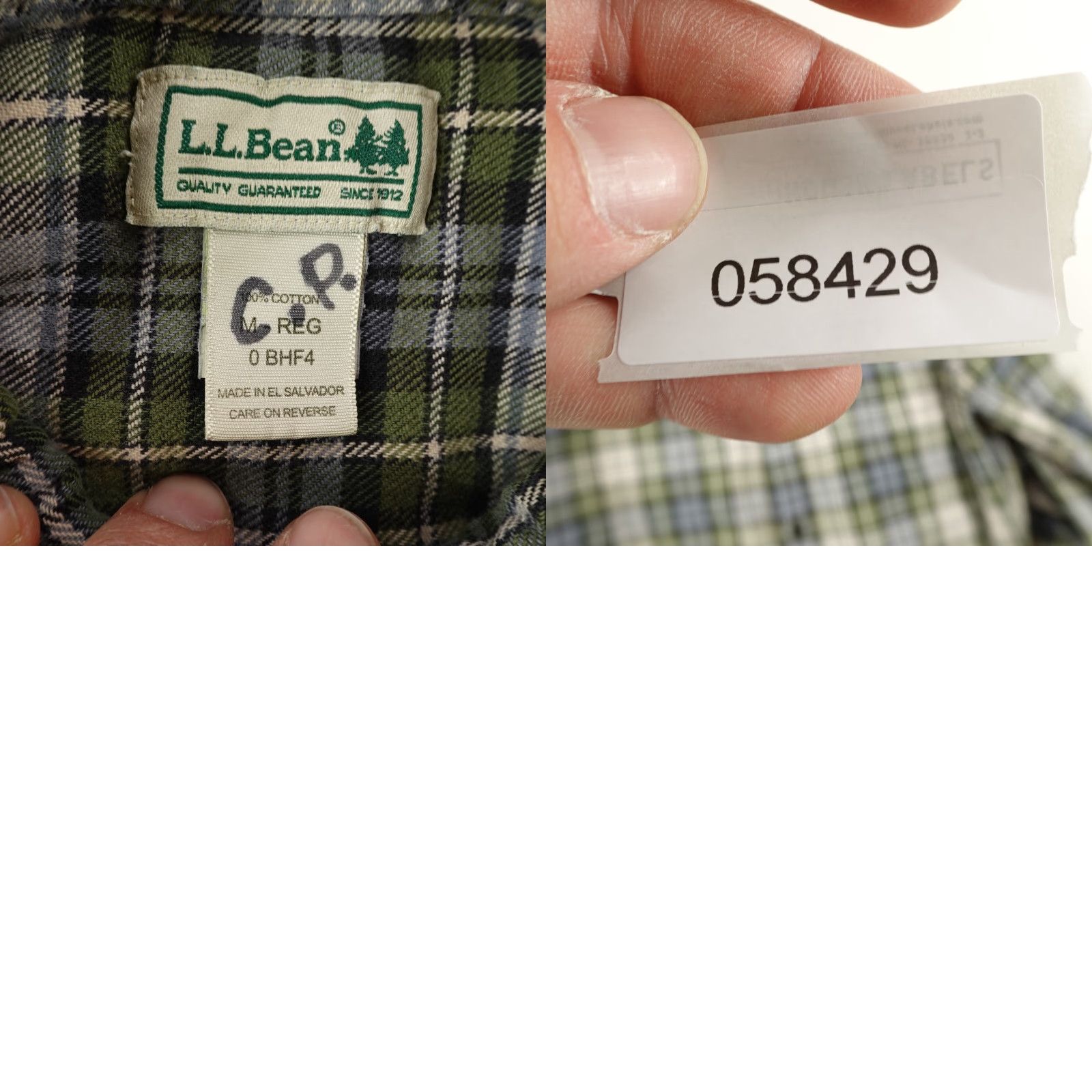Vintage VINTAGE LL Bean Shirt Mens Medium Plaid Flannel Button-Up Outdoor Workwear 90s Mens Size US M / EU 48-50 / 2 - 8 Thumbnail