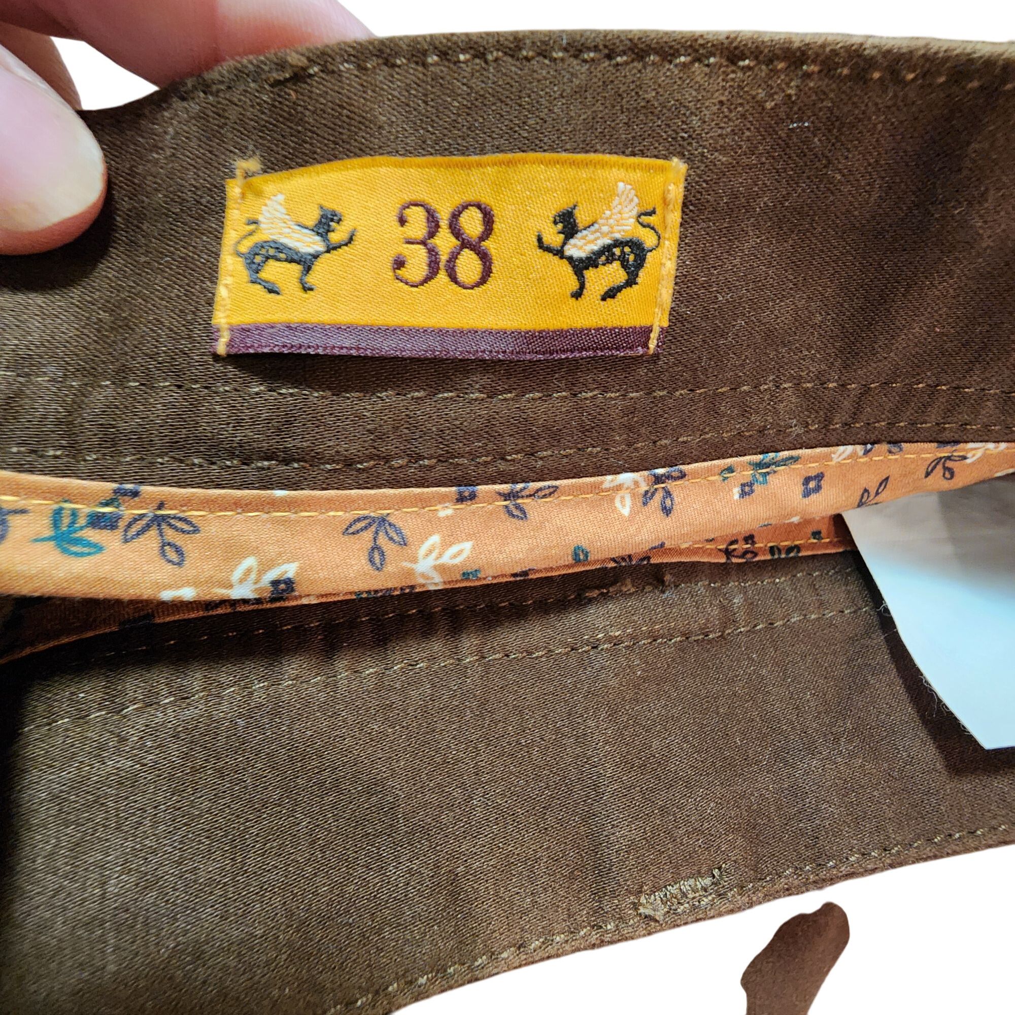 Other Enzo Tovare Mens Brown Denim Jeans Size 38 Straight Fit Casu Size US 38 / EU 54 - 5 Thumbnail