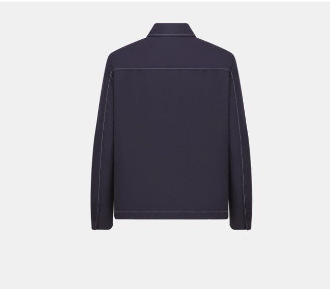 Dior o1w1db11224 Workwear Jacket in Navy Blue Size US M / EU 48-50 / 2 - 2 Thumbnail