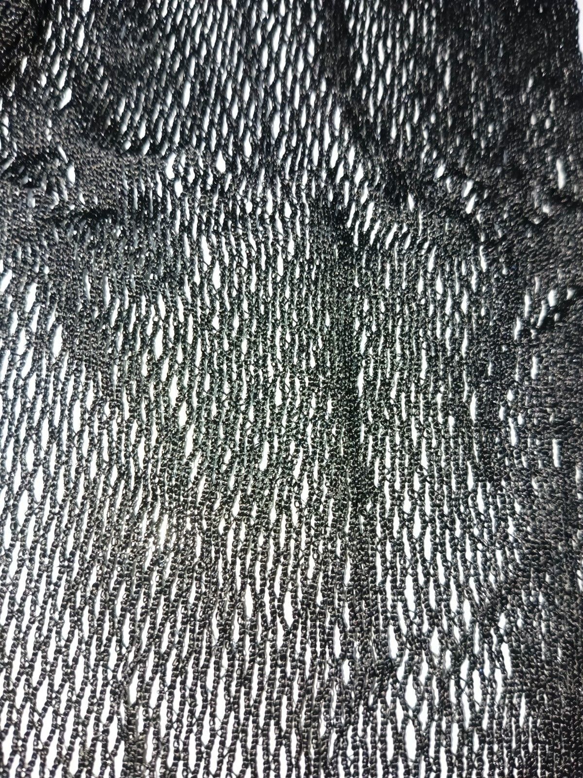 Dolce & Gabbana DOLCE & GABBANA ITALY Black Mesh Fabric Beach Wrap Shawl Size ONE SIZE - 6 Thumbnail