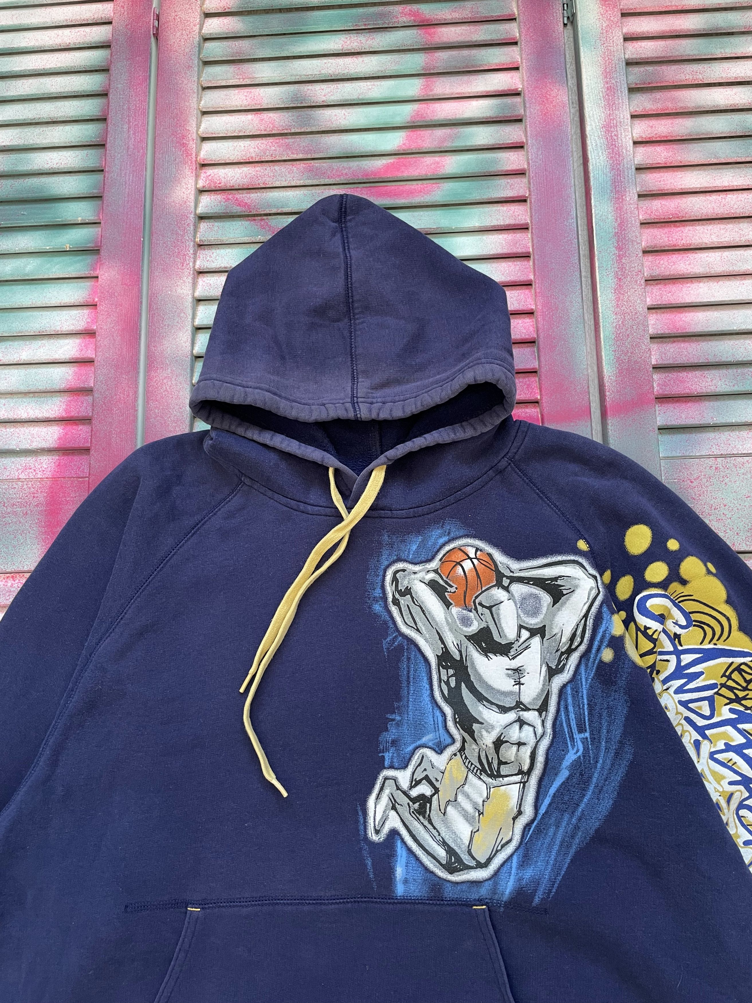 Vintage Vintage Andi Basketball Hoodie Size US L / EU 52-54 / 3 - 3 Thumbnail