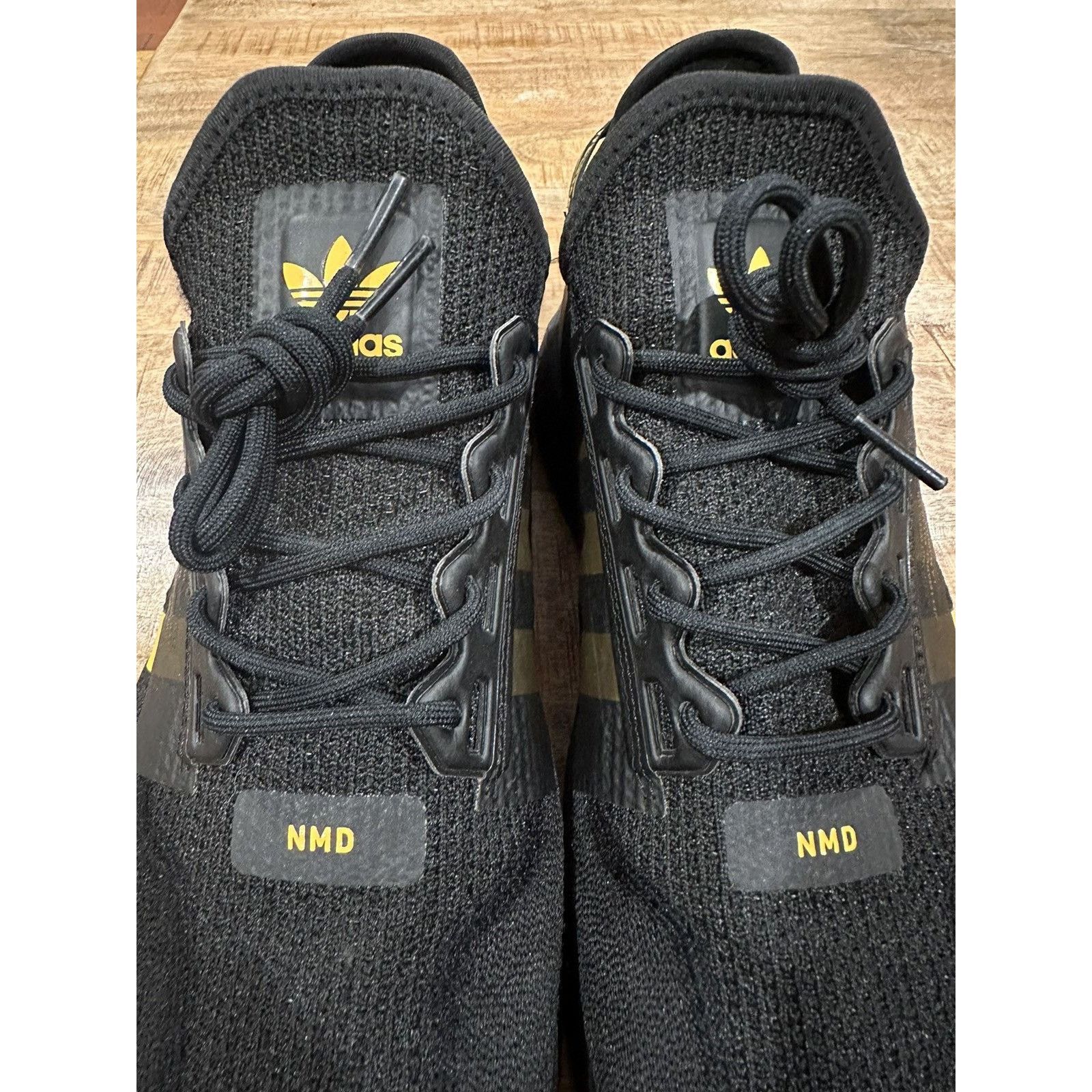 Adidas Adidas NMD R1 V2 Core Black Solar Gold Sz. 10.5 Size US 10.5 / EU 43-44 - 11 Thumbnail