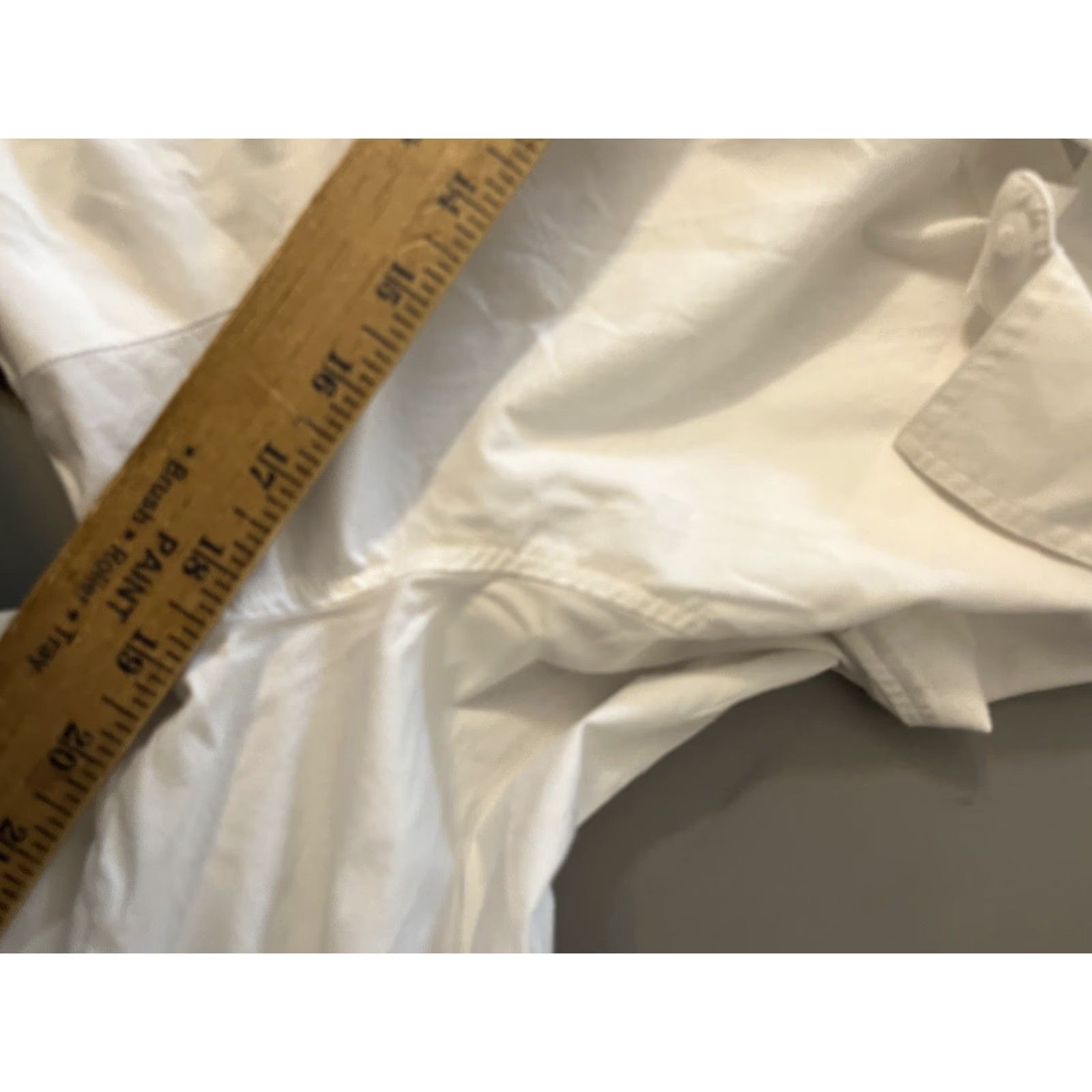 Express Express Button-Up Blouse Top L White Office Slim Express Portofino Vintage No Size L / US 10 / IT 46 - 4 Thumbnail