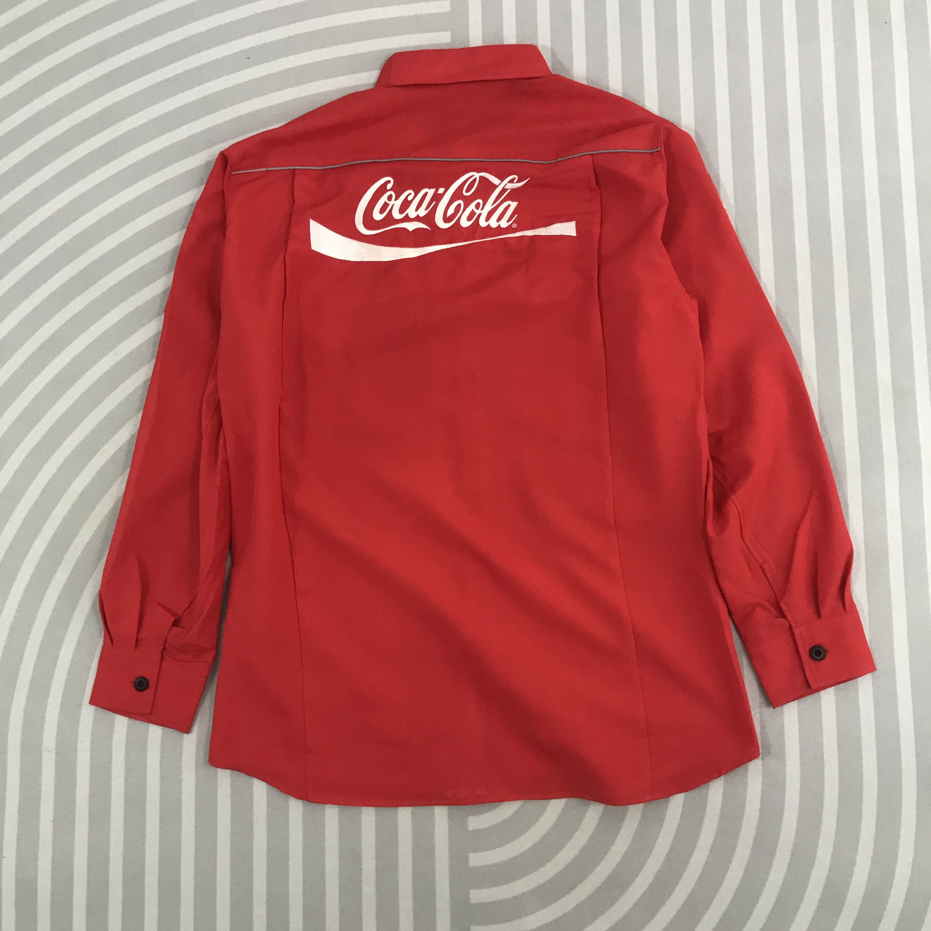 Coca Cola × Vintage Vintage 90s Coca cola Long Sleeve T-shirt Size US L / EU 52-54 / 3 - 3 Thumbnail