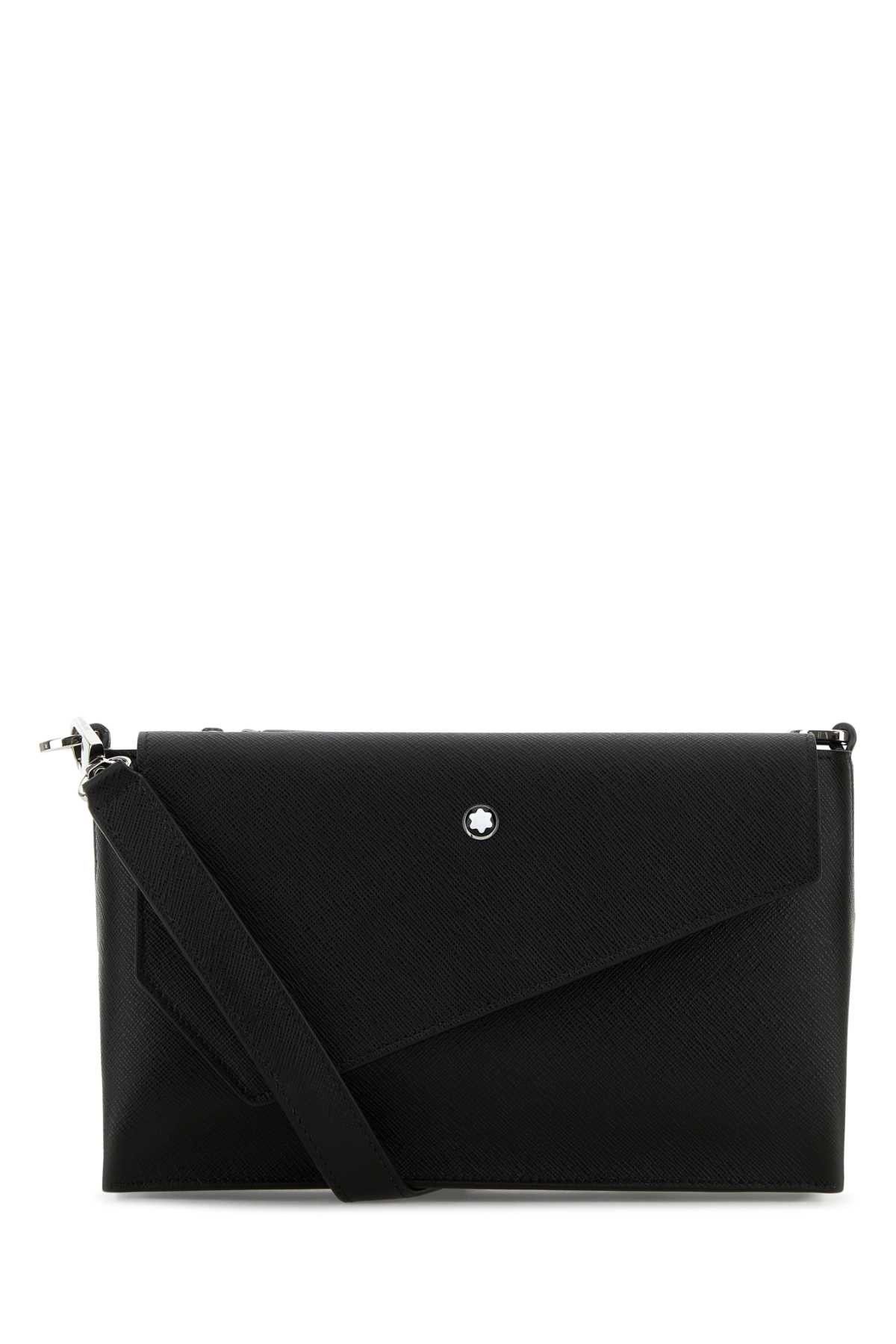Montblanc Black Leather Crossbody Bag Size ONE SIZE - 1 Thumbnail