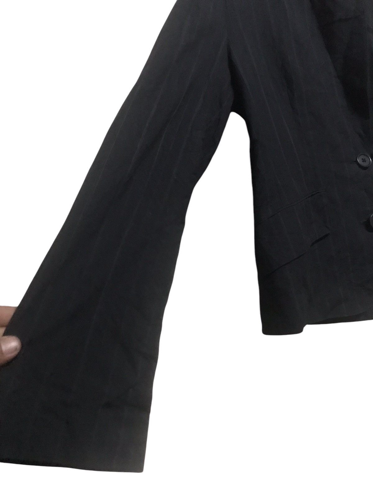 Margaret Howell Margaret Howell Black Striped Crop Blazer Style Size M / US 6-8 / IT 42-44 - 3 Thumbnail
