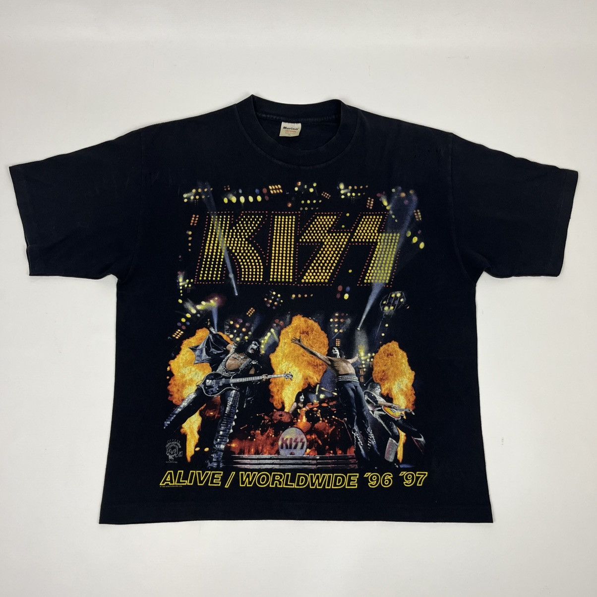 Vintage Vintage Band Tee Kiss Worldwide Tour 97/98 90’s merch Size US XL / EU 56 / 4 - 1 Thumbnail