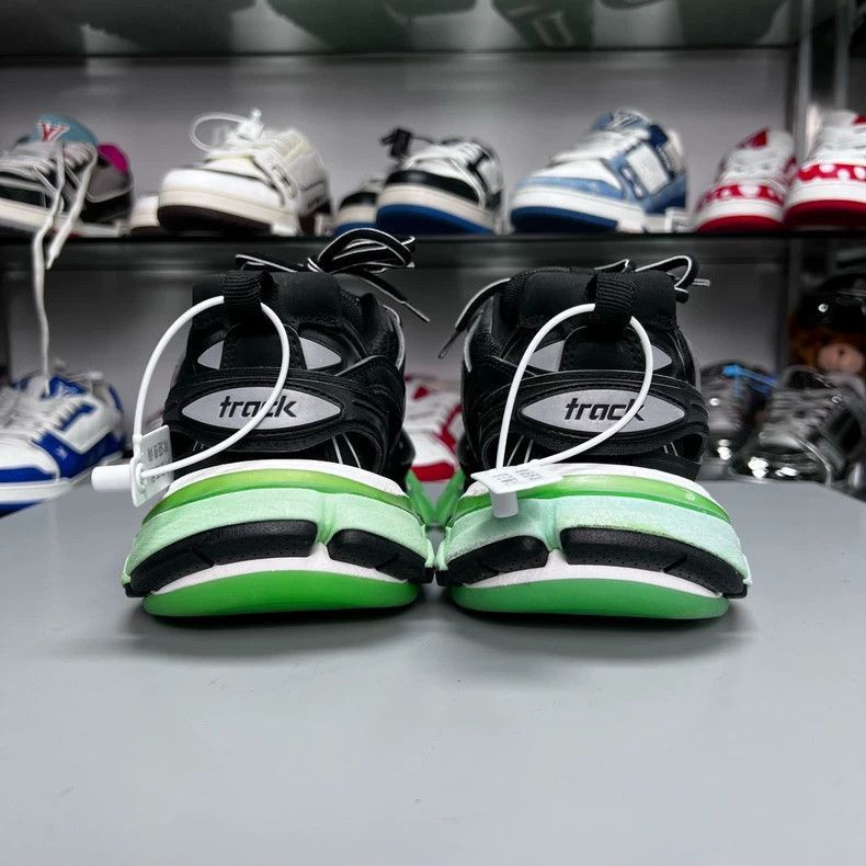 Balenciaga Balenciaga Track Sneakers in Black and Green-2505 Size US 7 / EU 40 - 5 Thumbnail