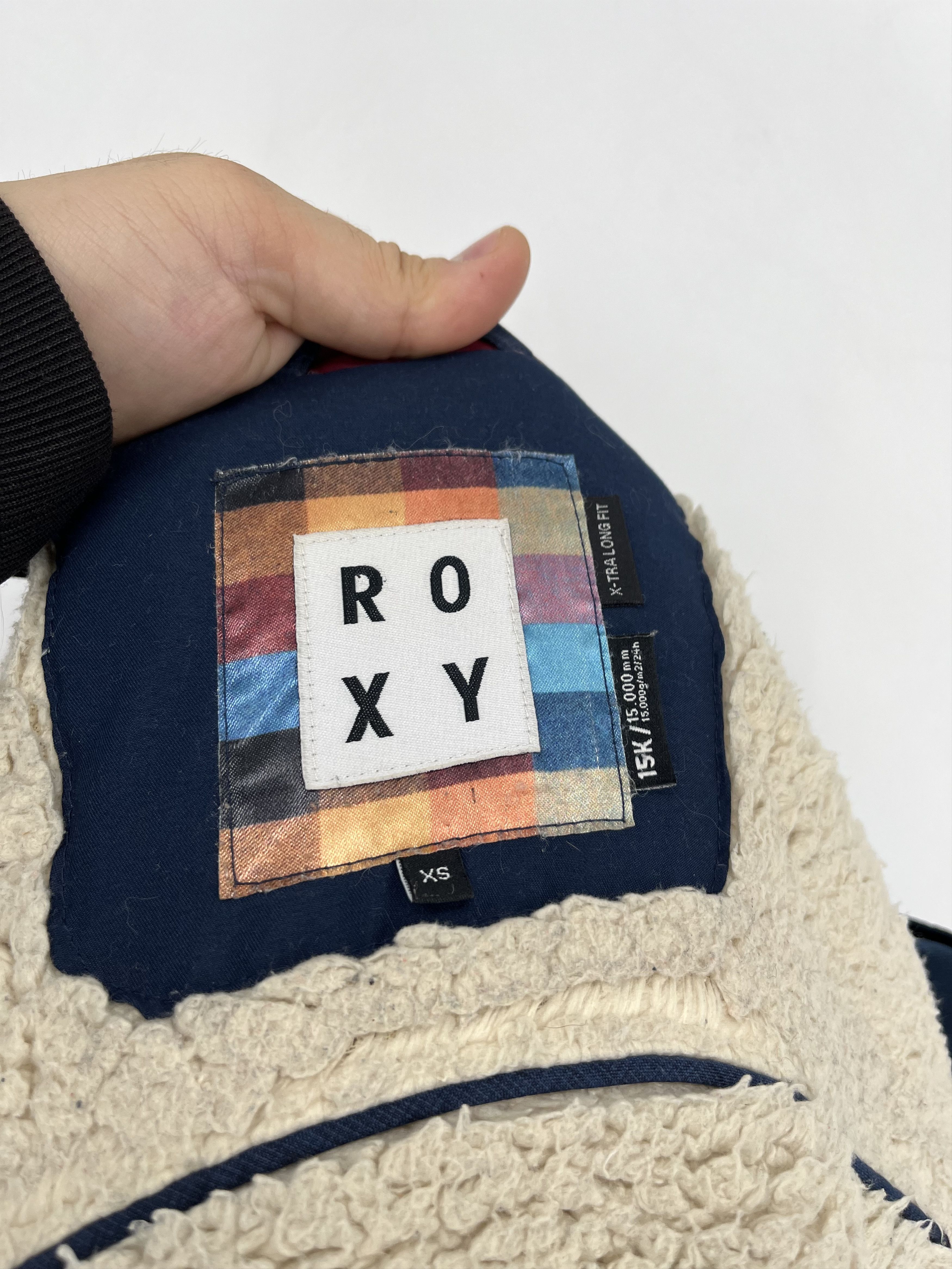 Quiksilver × Vintage Vintage 90s Roxy Quicksilver Jacket pull over ski jacket Size XS / US 0-2 / IT 36-38 - 11 Thumbnail