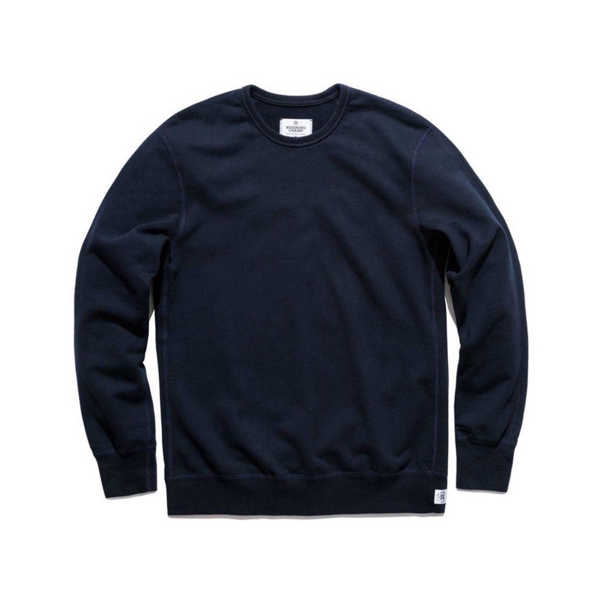 Reigning Champ Reigning Champ Navy Midweight Crewneck Size US S / EU 44-46 / 1 - 1 Thumbnail