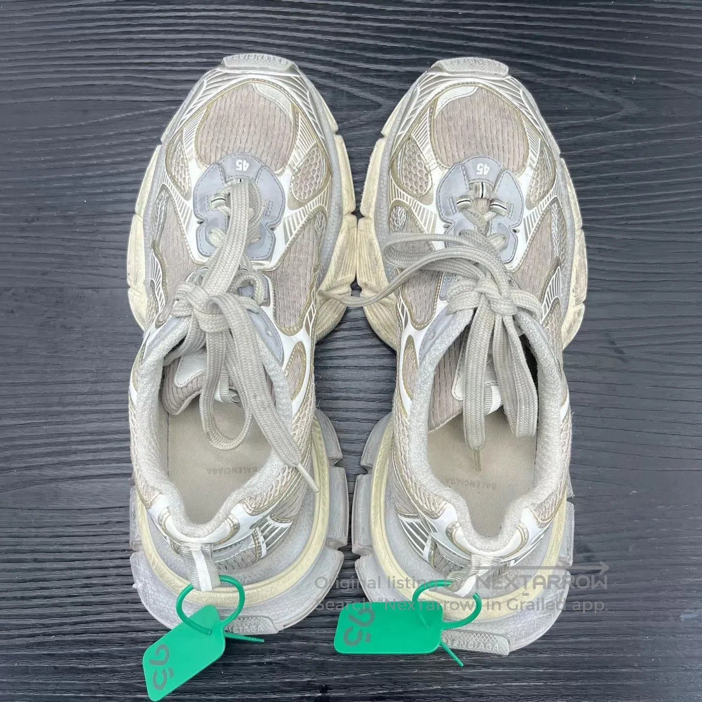 Balenciaga Beige Low. Size US 12 / EU 45 - 8 Thumbnail