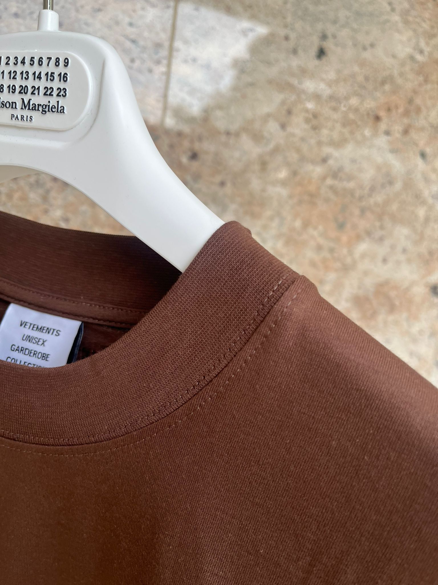 Vetements Sweet Logo T-Shirt SS in Chocolate Size US M / EU 48-50 / 2 - 8 Thumbnail