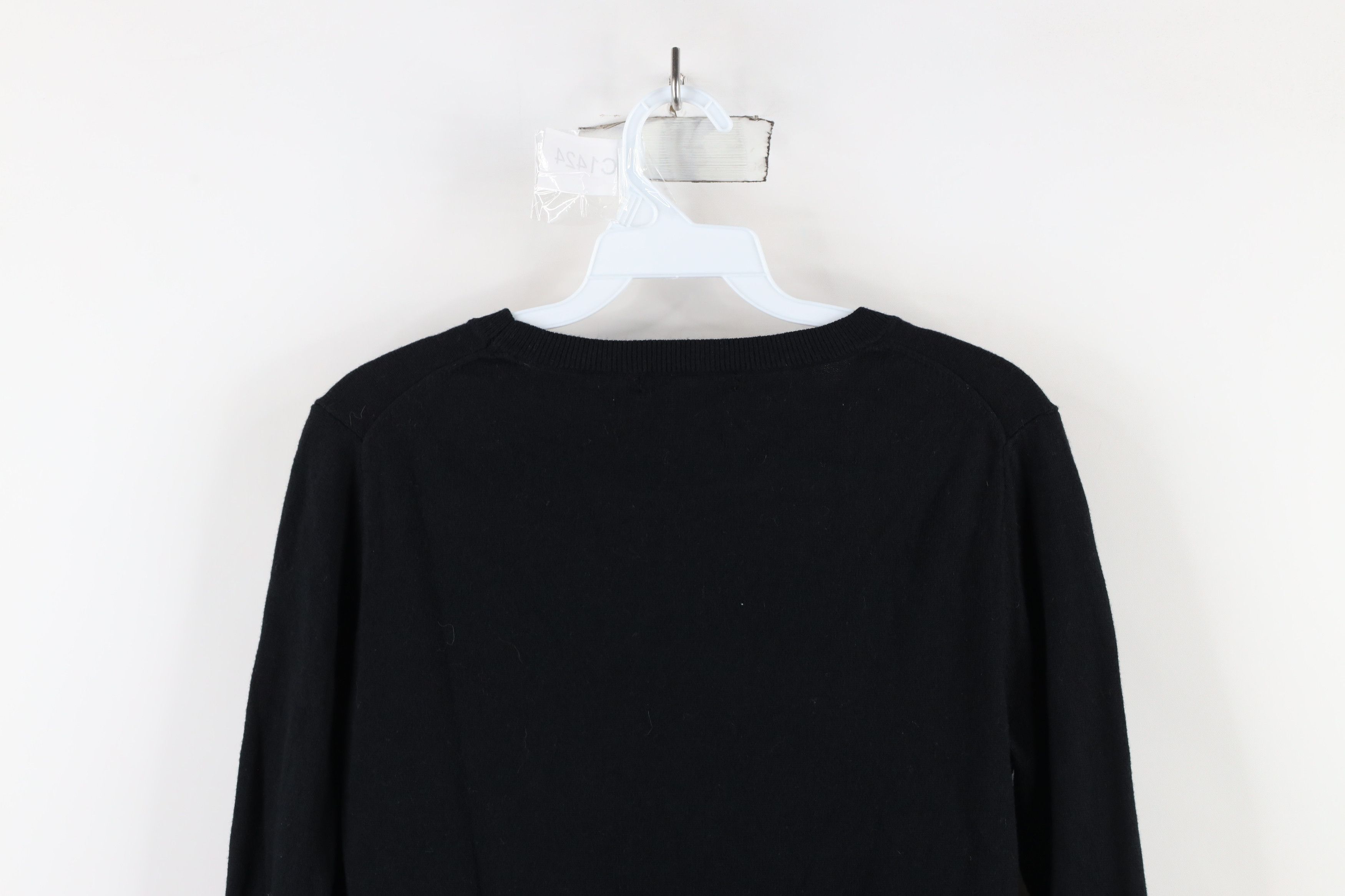 Lands' End × Vintage Vintage Lands End Duck Cashmere Blend Knit Sweater Black Size S / US 4 / IT 40 - 9 Thumbnail