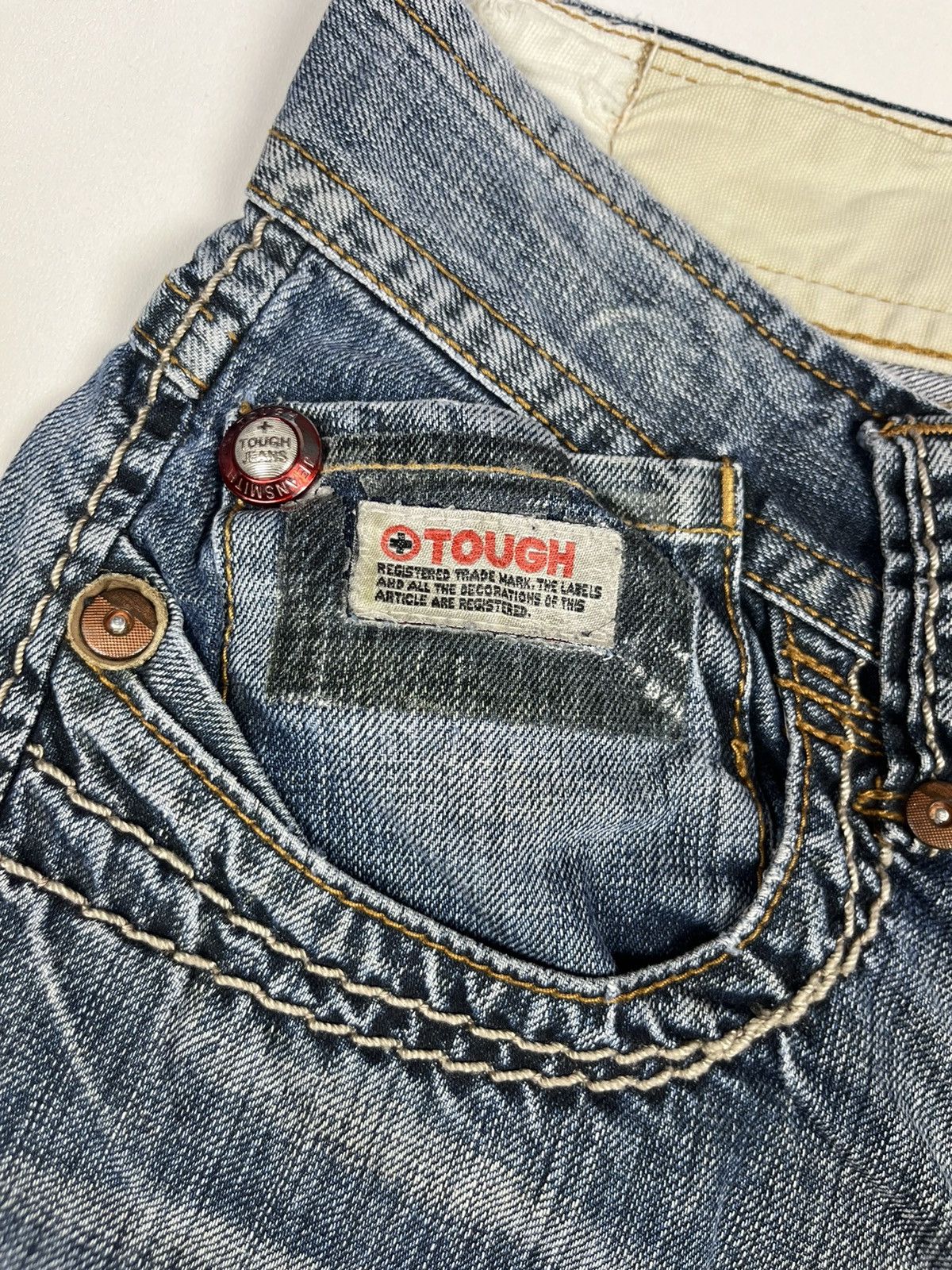 Japanese Brand Japan Style TOUGH JEANSMITH Extra Ordinary Denim Pants LGB Size US 28 / EU 44 - 5 Thumbnail