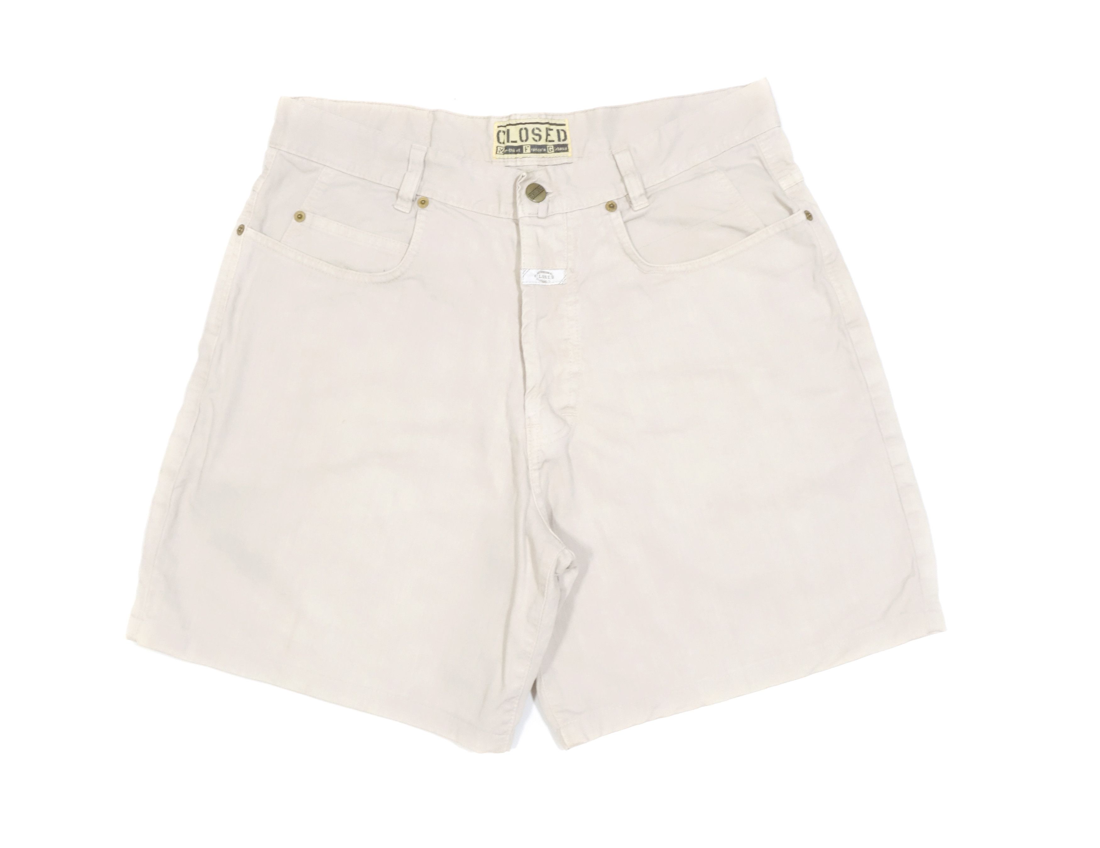 CLOSED × Marithe + Francois Girbaud 90S Stone Wash Shorts Vintage Size US 34 / EU 50 - 1 Thumbnail