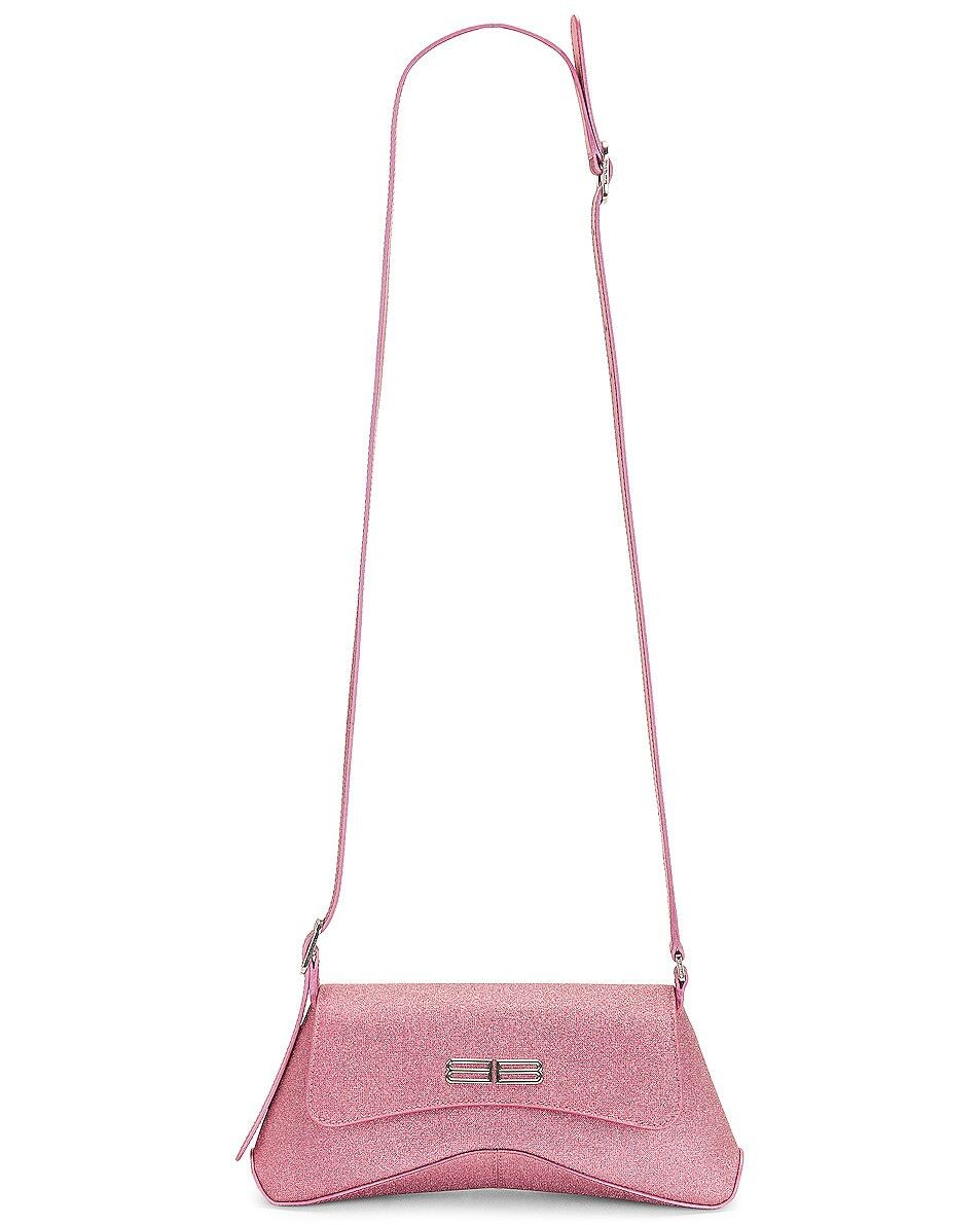 Balenciaga o1y0625 Size : OS / Glitter Handbag in Pink Size ONE SIZE - 4 Thumbnail