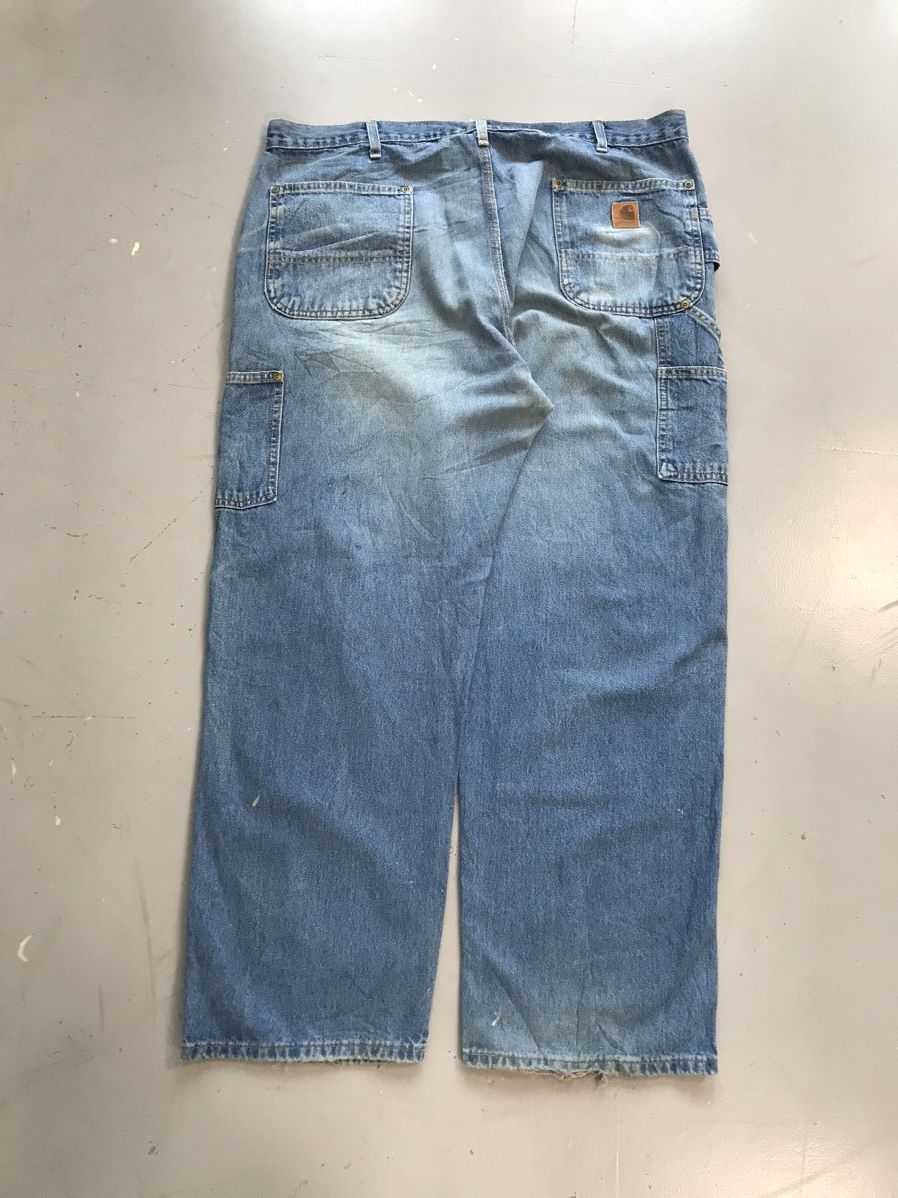 Carhartt × Vintage Vintage Carhartt B273 DST double knee carpenter denim Size US 41 - 6 Thumbnail