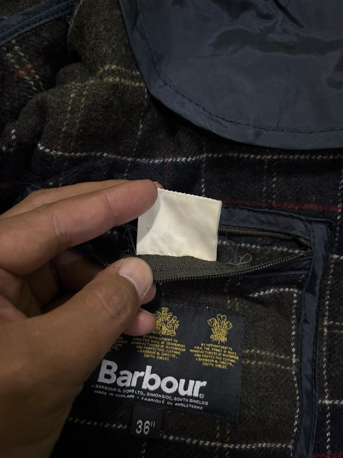 Barbour VTG Barbour Bedale Quilted Wax Jacket Four Pocket Design Size US S / EU 44-46 / 1 - 18 Thumbnail