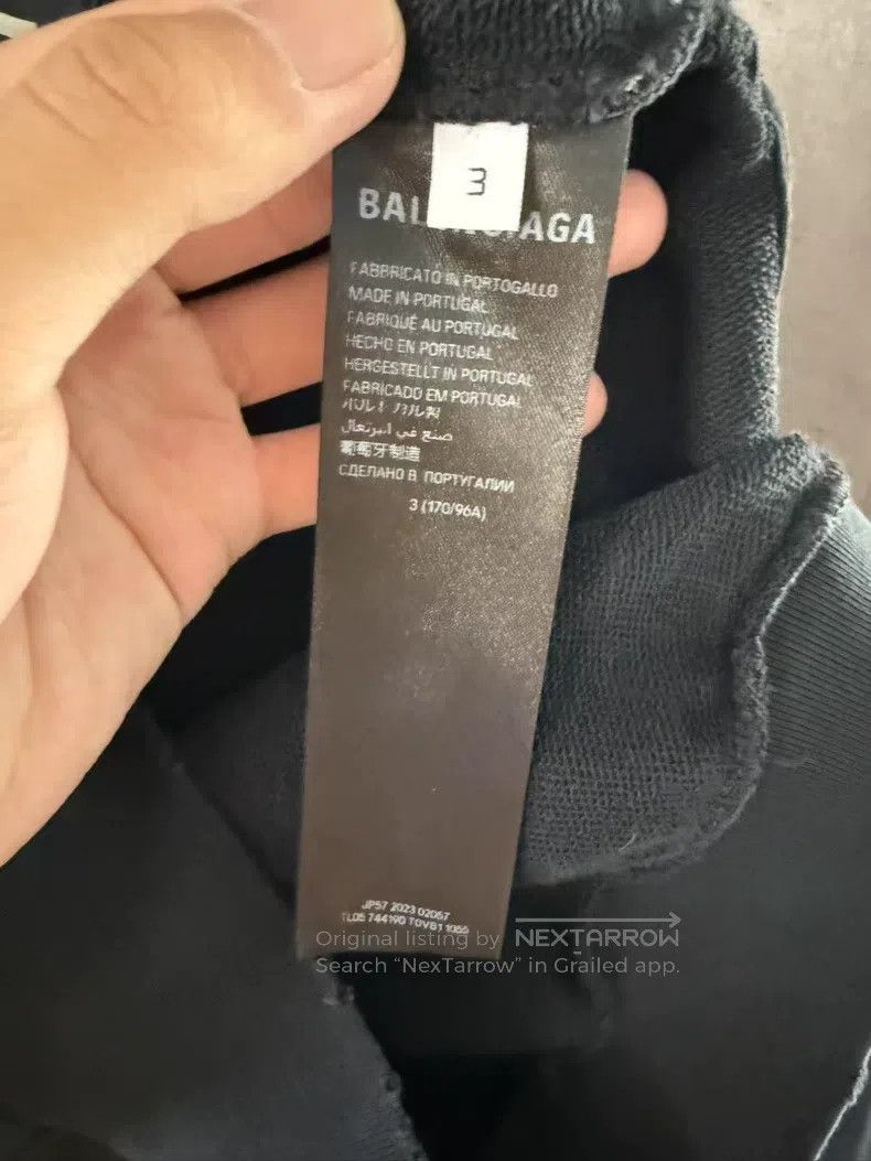 Balenciaga Balenciaga Tape Sweatshirt Size US L / EU 52-54 / 3 - 4 Thumbnail
