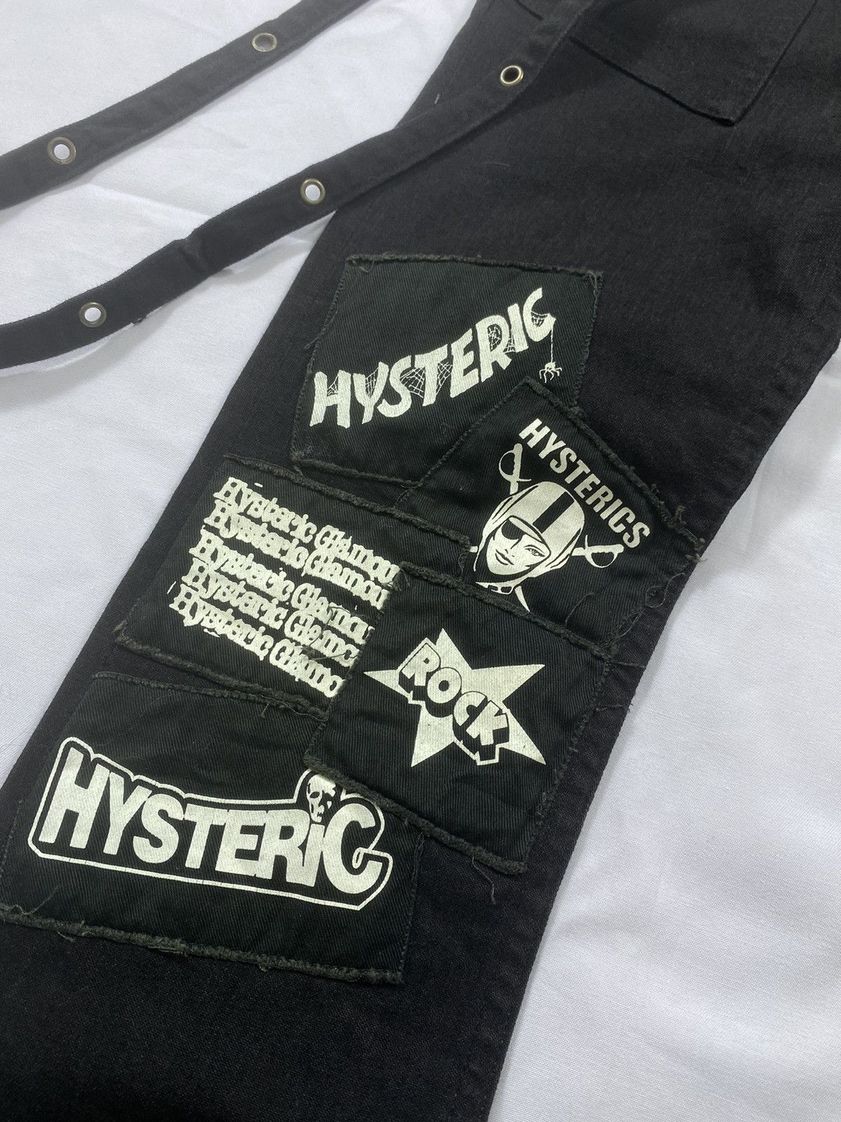 Hysteric Glamour Sick Kids Distressed Hysteric Glamour Punk Flare Pants Size US 26 / EU 42 - 4 Thumbnail