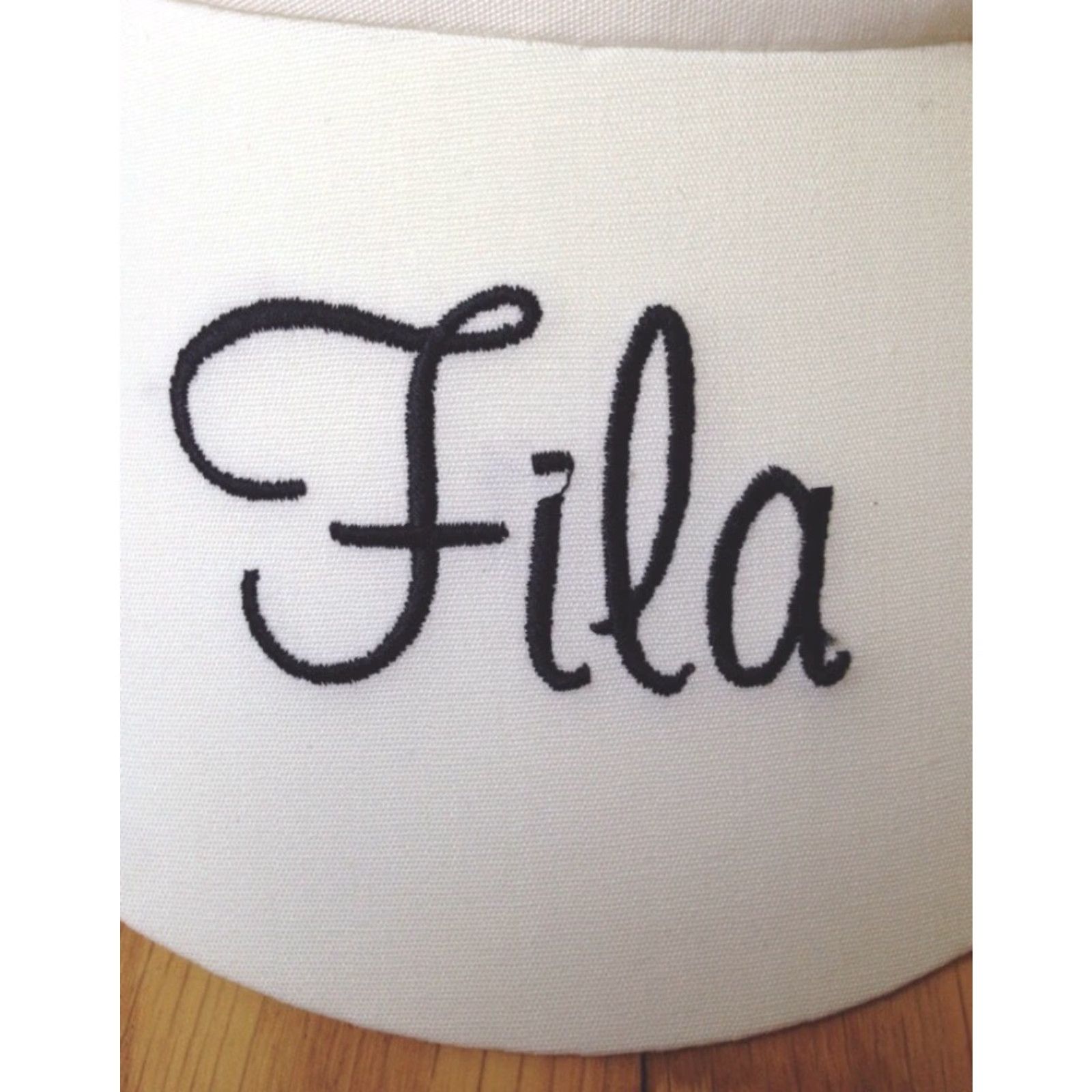 Fila VINTAGE FILA Visor Hat White Adult One Size Deadstock NWOT 80s NOS Size ONE SIZE - 2 Thumbnail