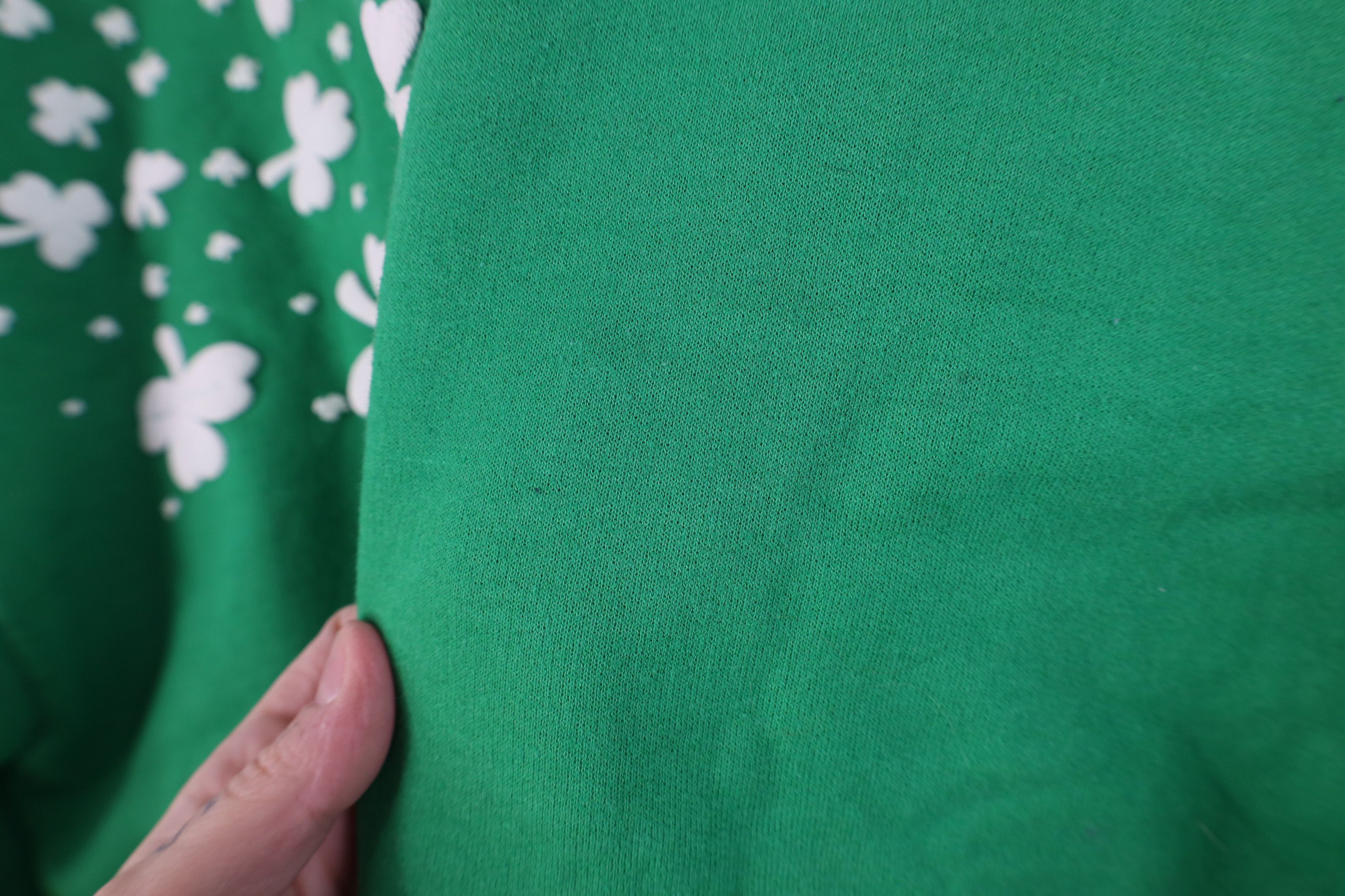 Vintage Vintage 90s Streetwear Clover St Patricks Day Sweatshirt Size XL / US 12-14 / IT 48-50 - 12 Thumbnail