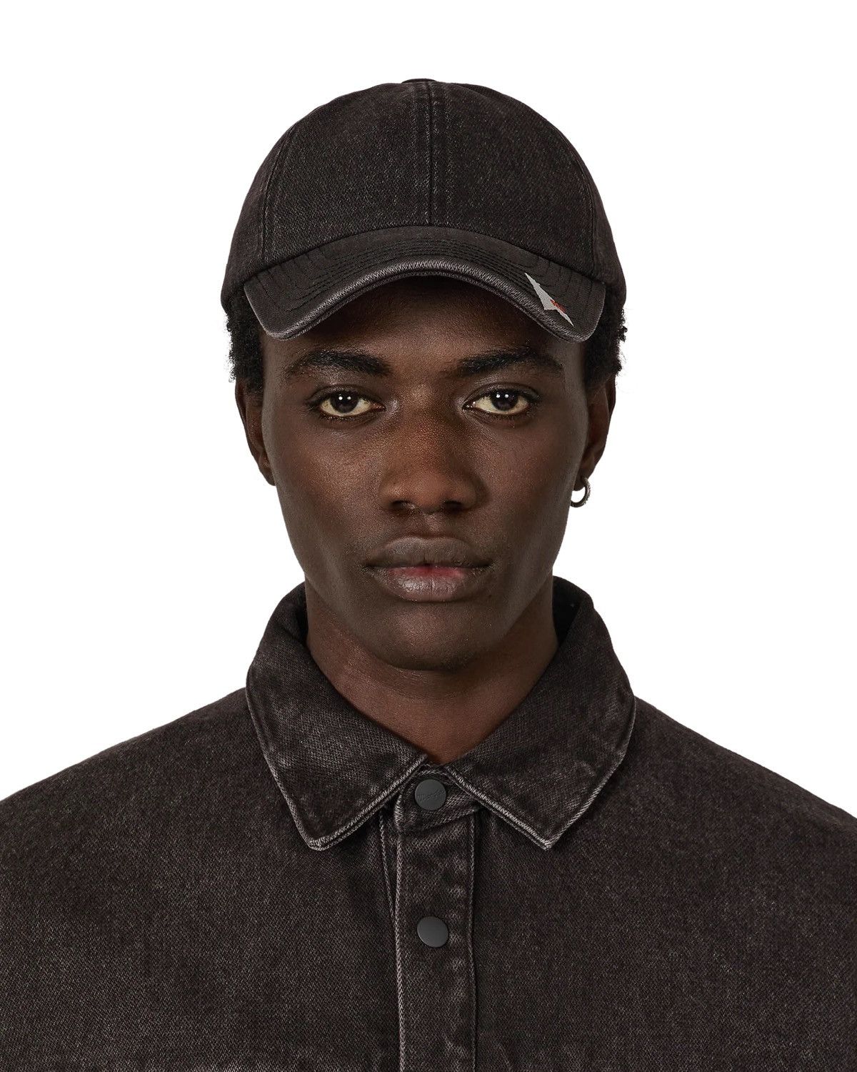 ROA (RARE) ROA X Wrangler Aero 6 Panel Dark Brown Denim Cap Size ONE SIZE - 2 Thumbnail