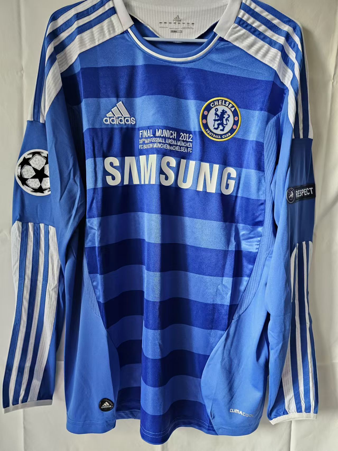 Adidas 2011 12 Chelsea #8 Frank Lampard Jersey Home Longsleeve Size US XL / EU 56 / 4 - 2 Thumbnail
