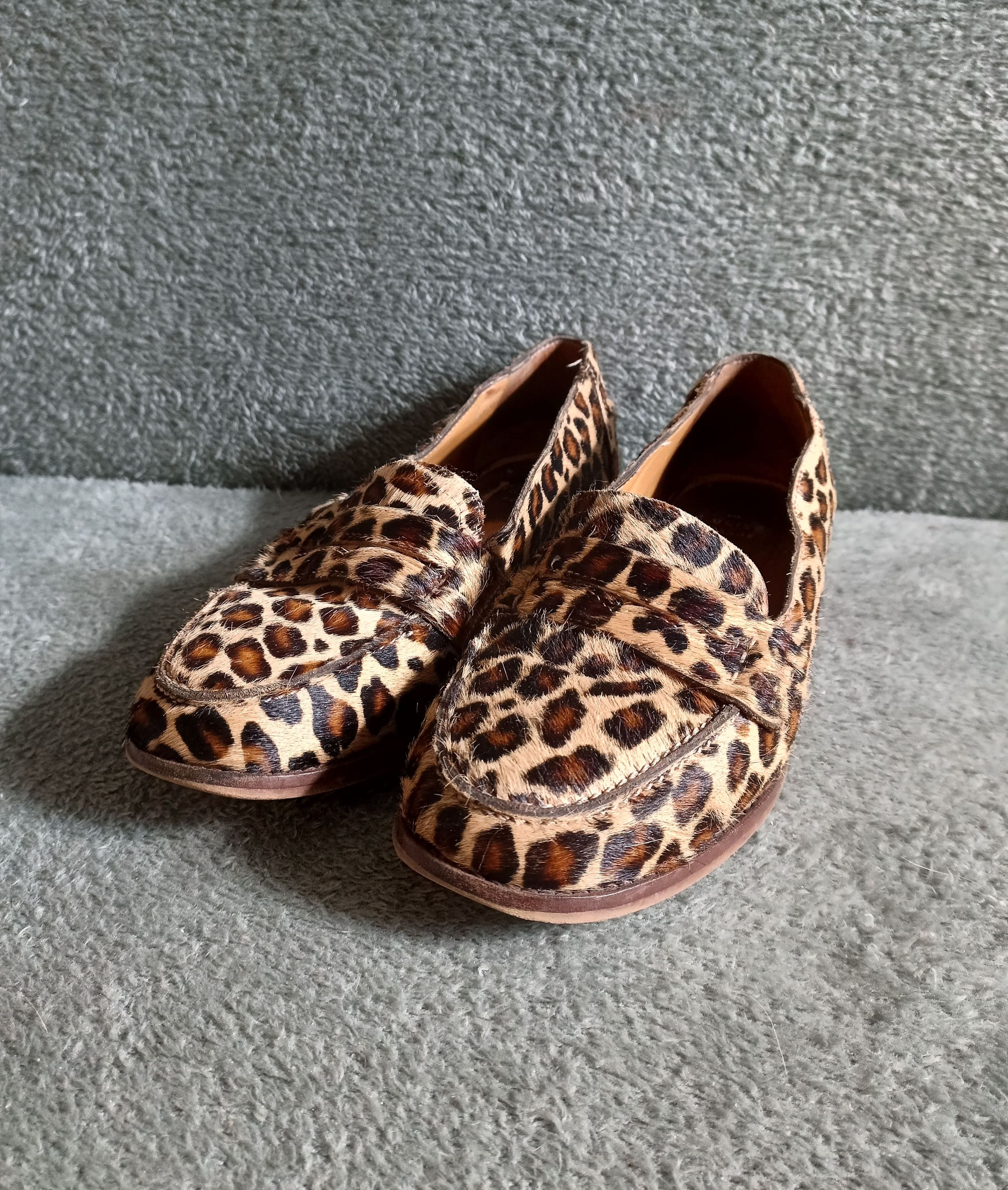 Sezane SEZANE Andrea Leopard Print Leather Loafers Shoes EU38 US7 Size US 7 / IT 37 - 6 Thumbnail