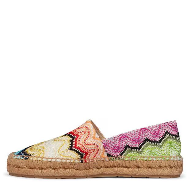 Missoni o1g2r1mq1124 Zag Espadrilles in Multicolor Size US 7 / IT 37 - 2 Thumbnail