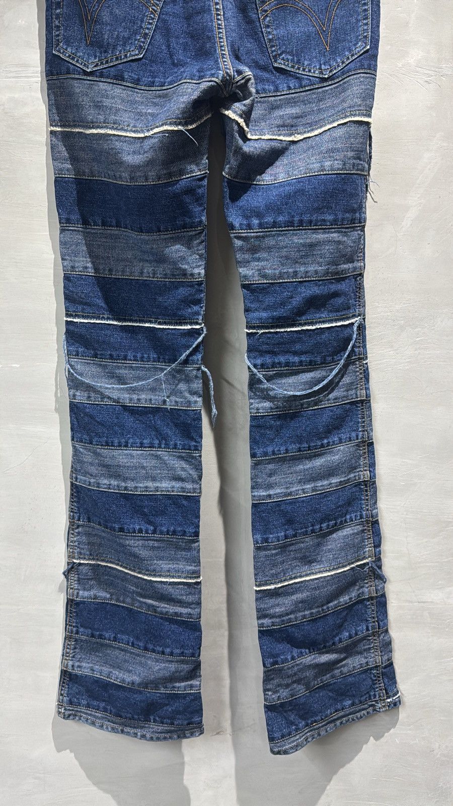 Hysteric Glamour × If Six Was Nine × Japanese Brand Hysteric Glamour Distressed Flared Hagi Denim Pants Size US 29 - 13 Thumbnail