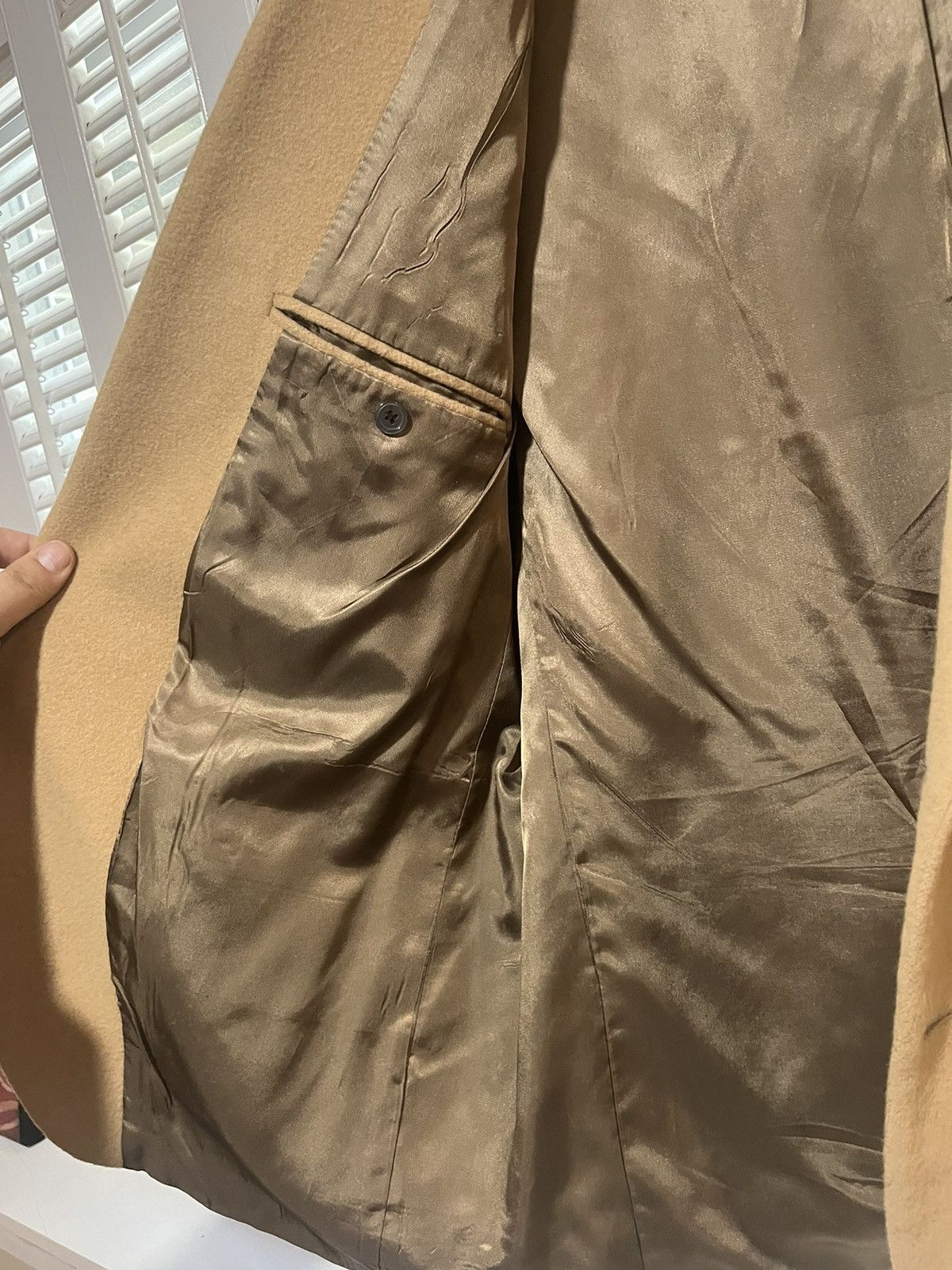 Stafford × Vintage Vintage Men’s Brown Camel Hair Jacket 42R Size 42R - 3 Thumbnail