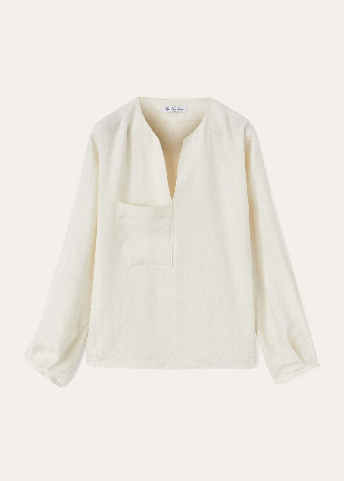 Loro Piana o1srvl11e0824 Arsene Structured Shirt in White Size XXL / US 16-18 / IT 52-54 - 1 Thumbnail