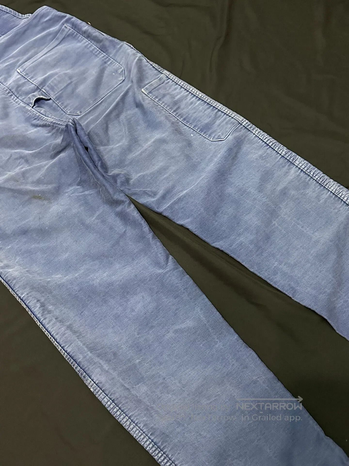 Vintage vintage french workwear moleskin overalls. Size US 40 / EU 56 - 7 Thumbnail