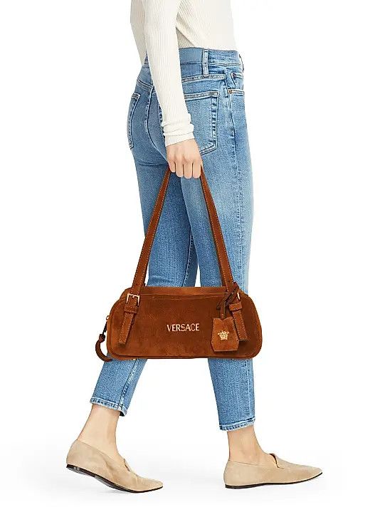 Versace os11x0326 Size: OS / Suede Shoulder Bag in Brown Size ONE SIZE - 2 Thumbnail