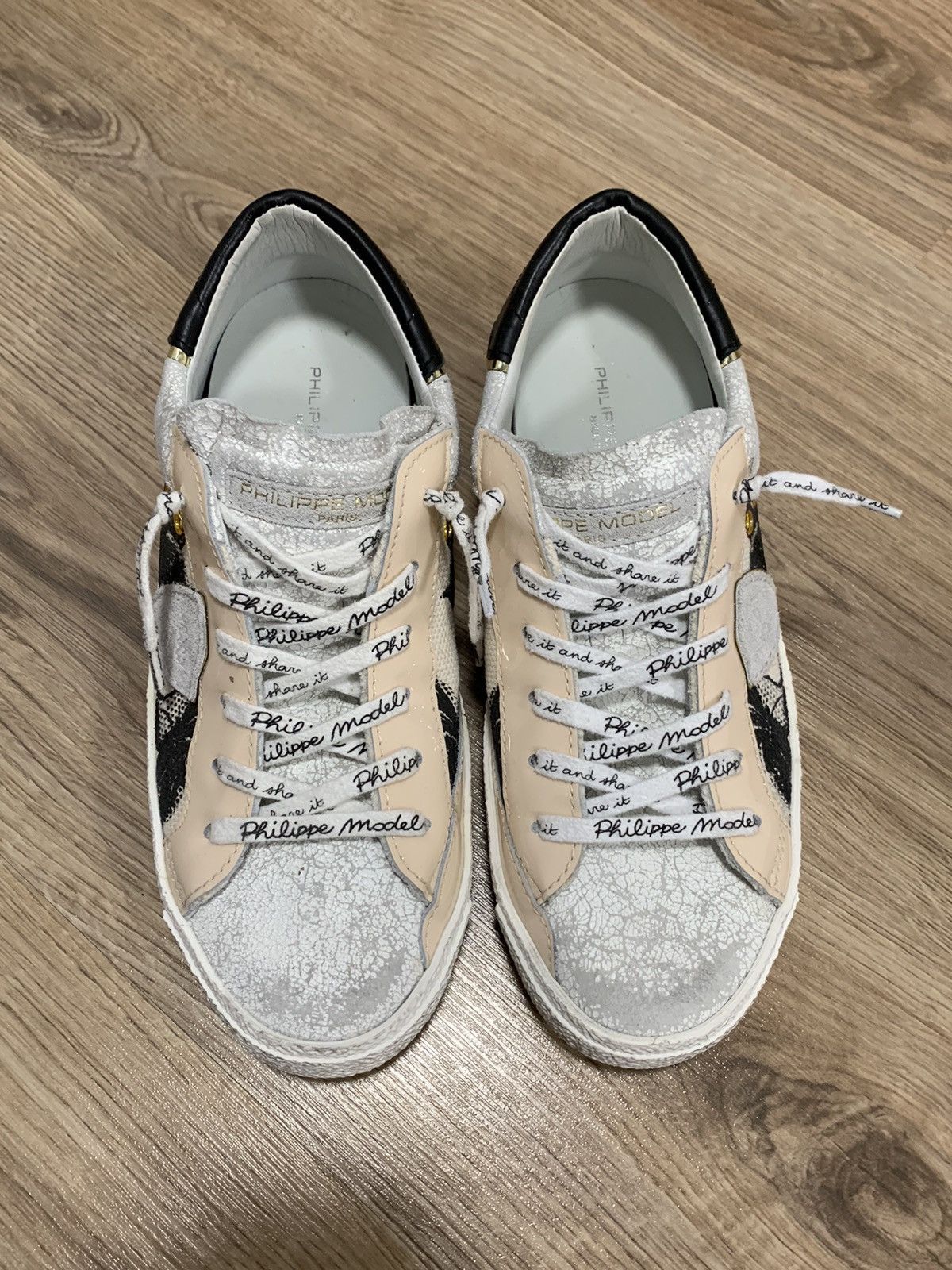 Philippe Model Philippe Model Low Top Sneakers Flowers Print Size US 7 / IT 37 - 3 Thumbnail