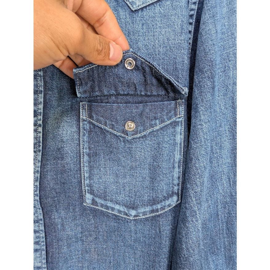 Visvim o1rshd1 Social Sculpture Shirt in Indigo Size US M / EU 48-50 / 2 - 5 Thumbnail