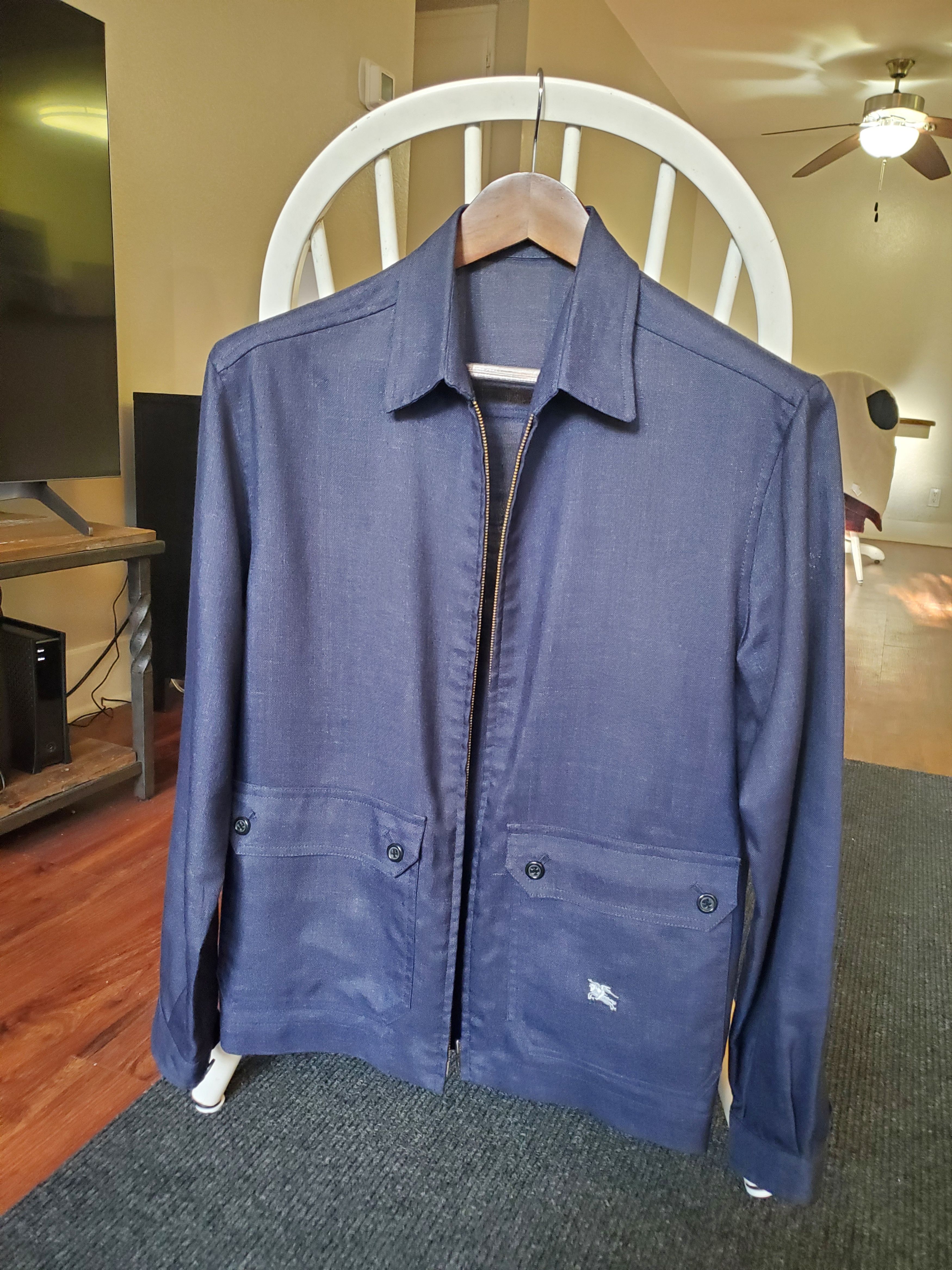 Burberry RARE Vintage Linen Burberry Jacket (Execellent Condition) Size US S / EU 44-46 / 1 - 3 Thumbnail