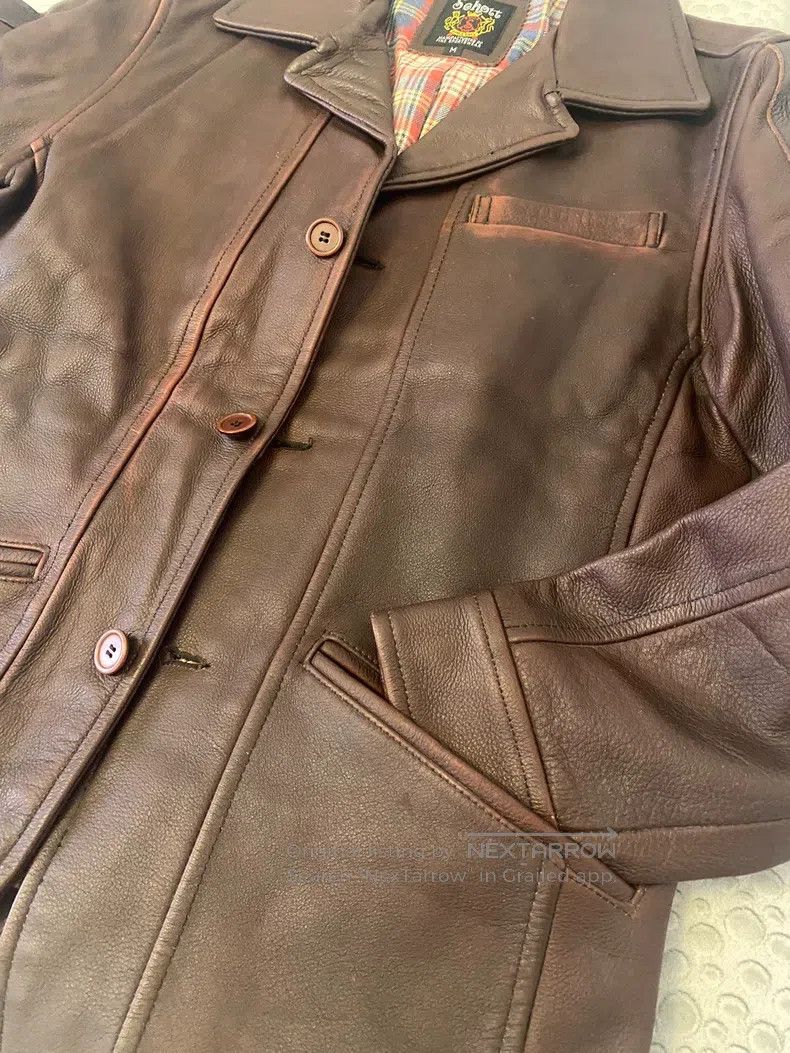 Schott Schott Wax cowhide vintage box clerk jacket Size US M / EU 48-50 / 2 - 6 Thumbnail