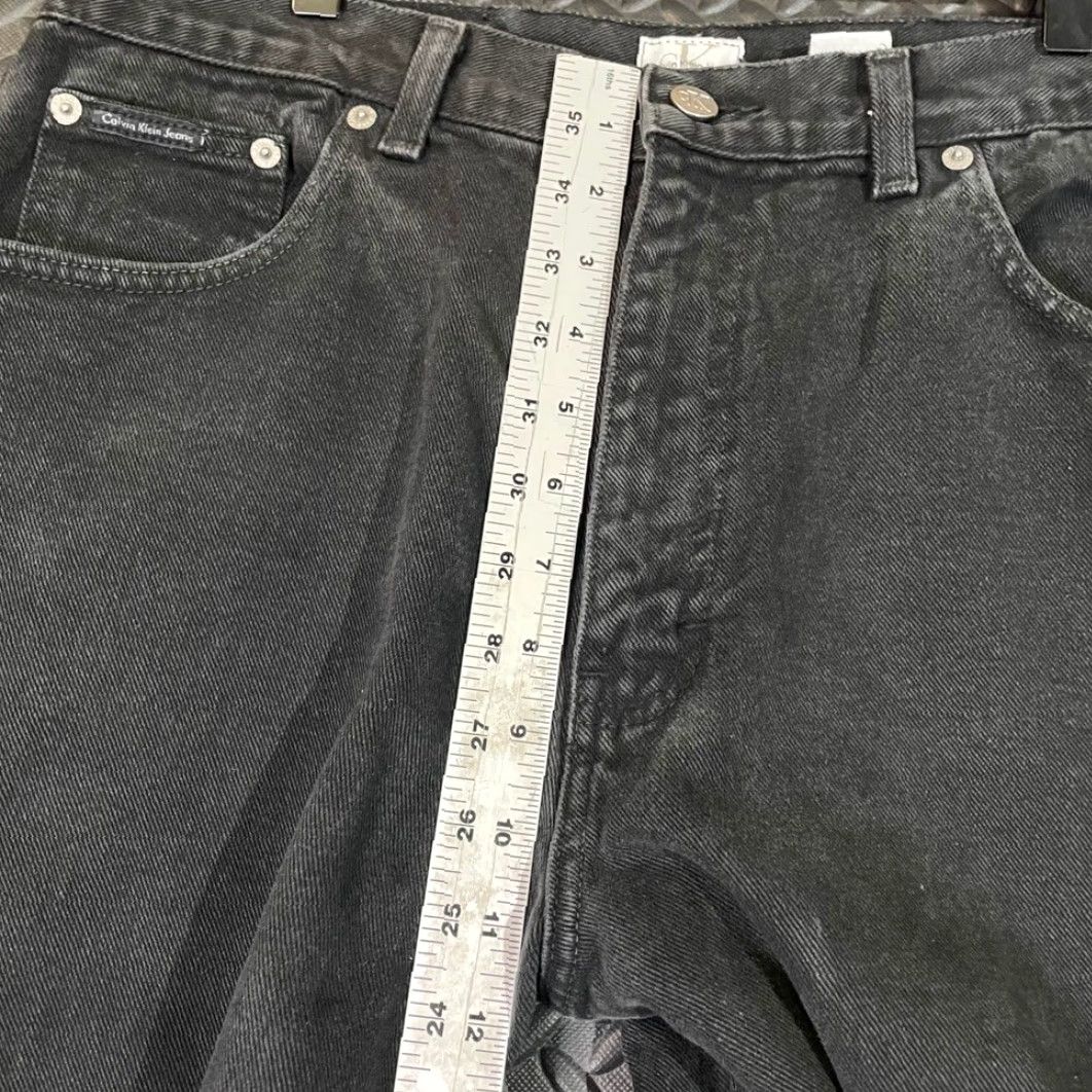 Vintage VINTAGE Calvin Klein Jeans Denim Jeans Black Faded Relax Loose Men's 34X30 Straight 34 Mens Size US 34 / EU 50 - 7 Thumbnail