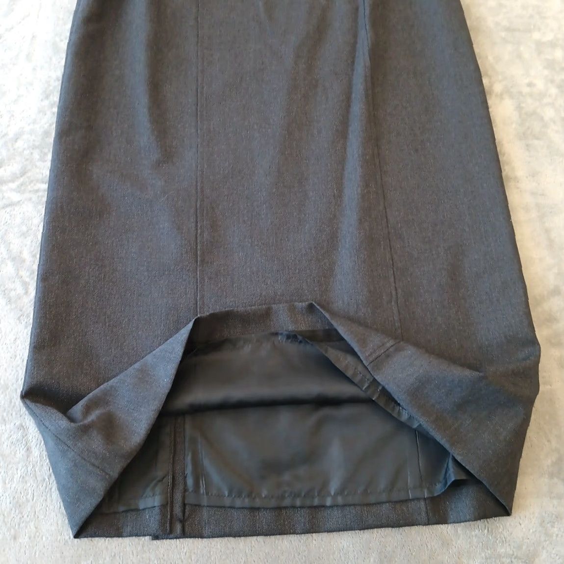 Pendleton VINTAGE Pendleton Skirt Women Long Pencil Gray Wool Lined Slit Side Zip 12 Regular US Size 34" / US 12 / IT 48 - 7 Thumbnail