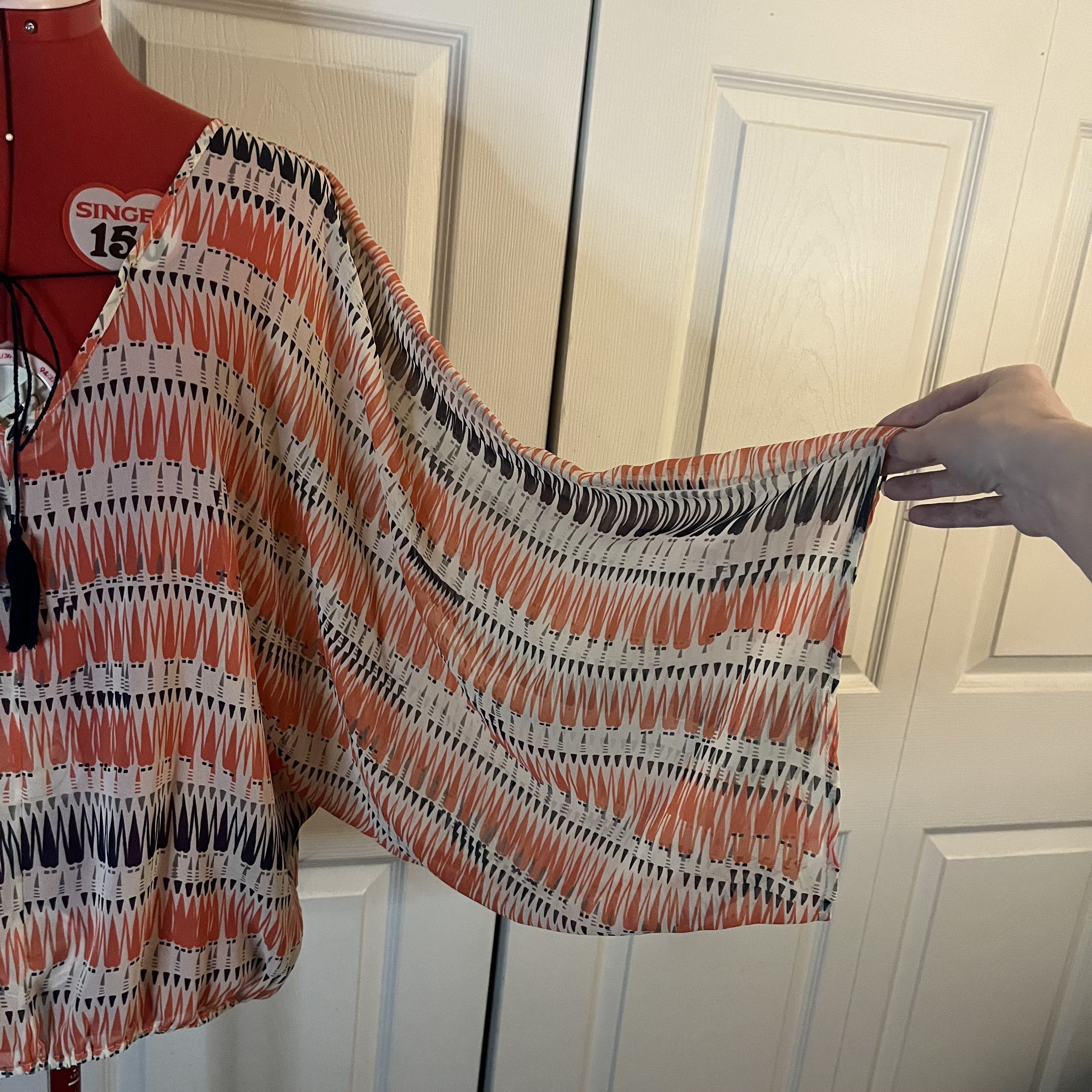 Sanctuary Sanctuary Clothing Semi-Sheer Blouse size L Size L / US 10 / IT 46 - 4 Thumbnail